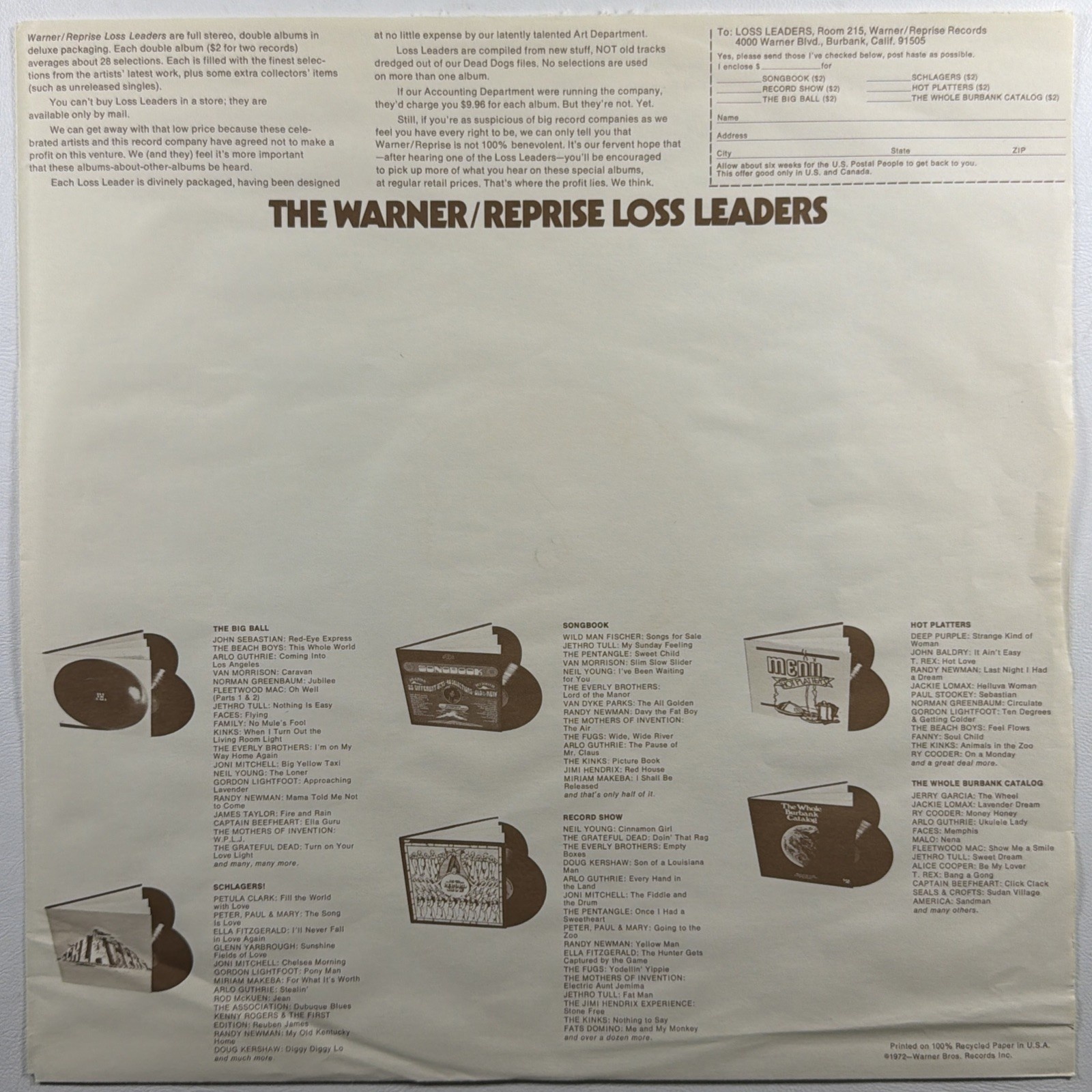 America - Homecoming LP Warner Bros. Warner Bros BS 2655 VG+ 1972 Tri-fold - Image 7