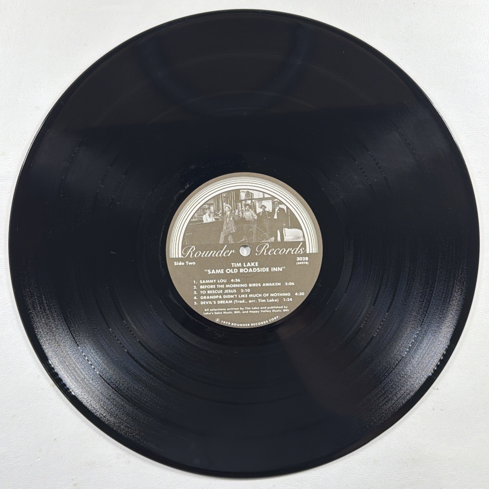 Tim Lake - Same Old Roadside Inn LP Rounder Records 3028 VG+ 1979 Promo Insert - Image 6