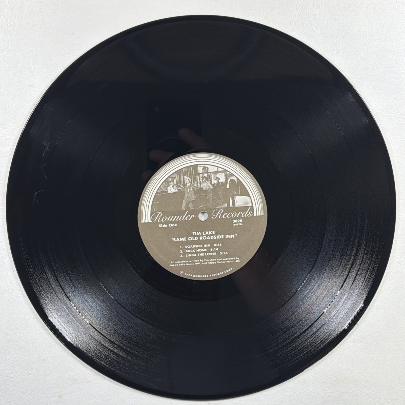 Tim Lake - Same Old Roadside Inn LP Rounder Records 3028 VG+ 1979 Promo Insert - Image 7