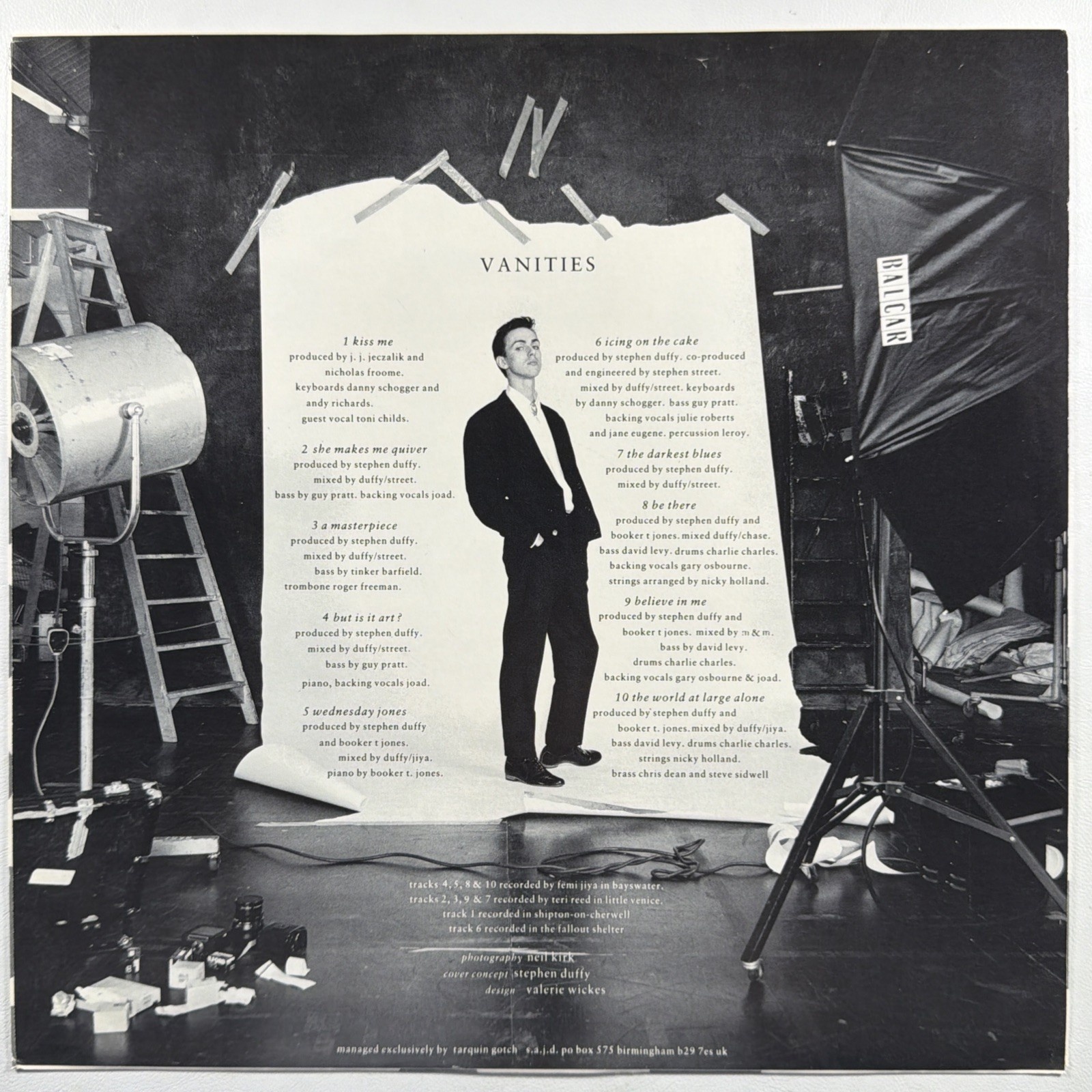Stephen Tin Tin Duffy - The Ups And Downs LP 10 Records VL 2321 VG+ 1985 Canada - Image 3