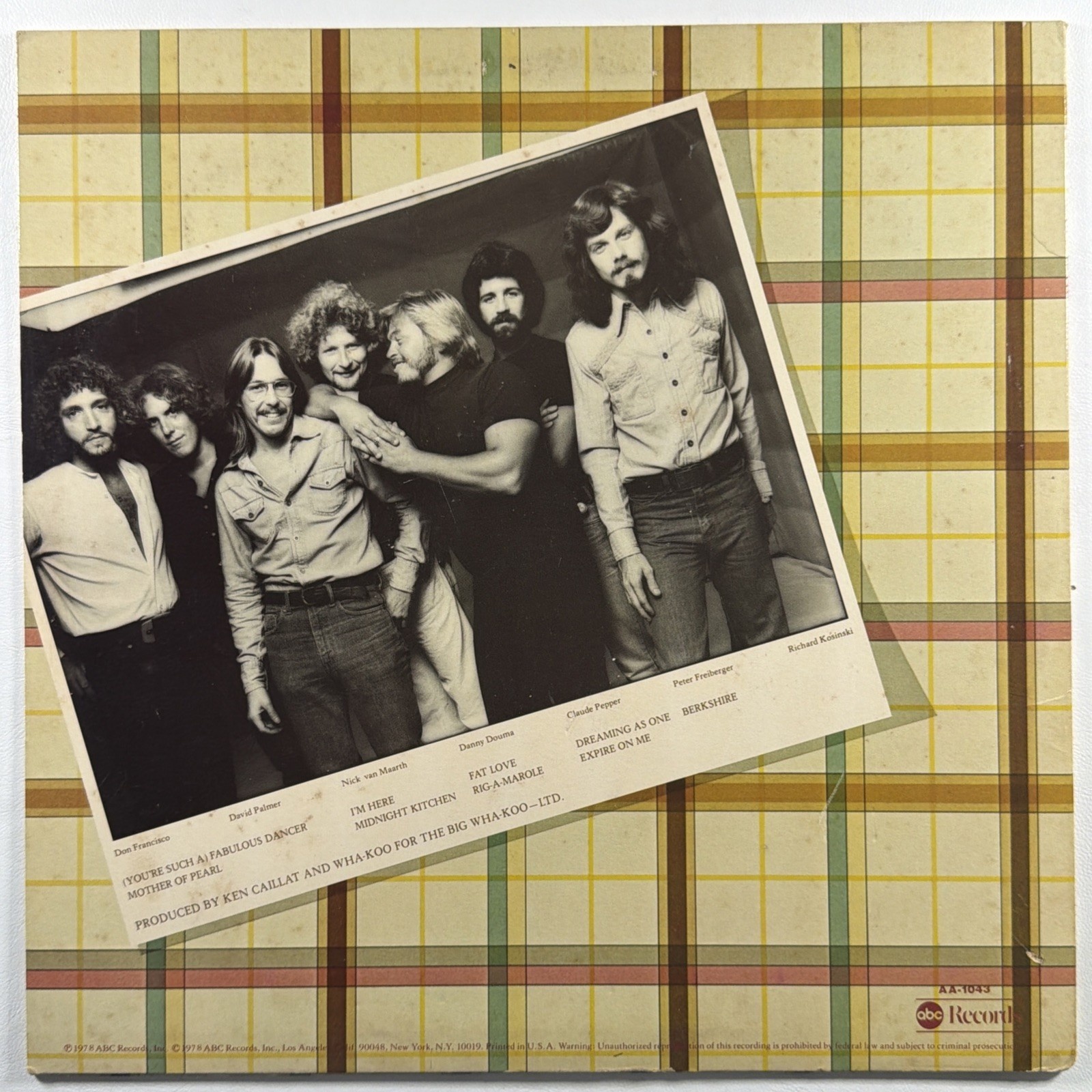 Wha-Koo - Berkshire LP ABC AA-1043 NM 1978 - Image 2