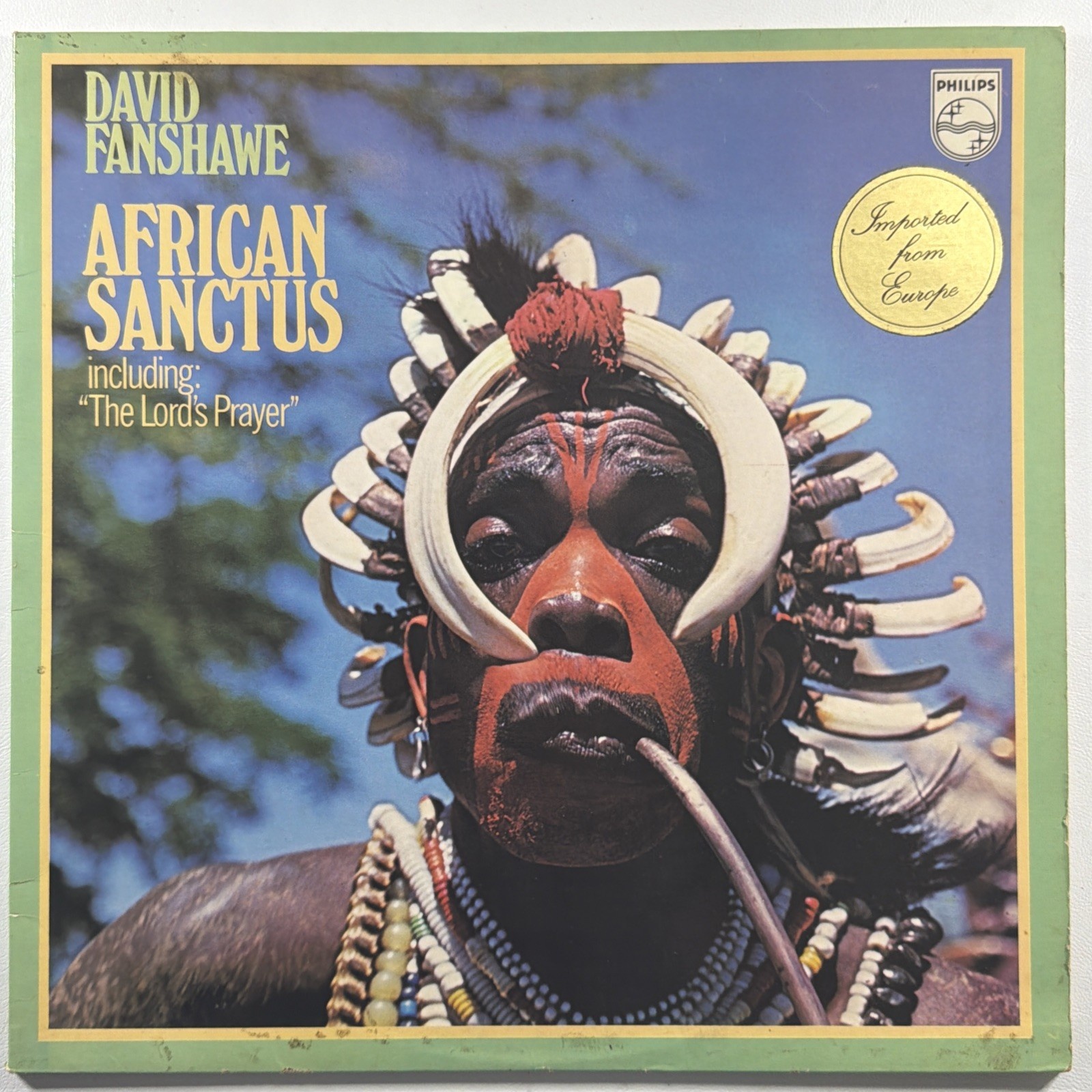 David Fanshawe - African Sanctus LP 6558 001 EX Gate 1975 Netherlands Insert