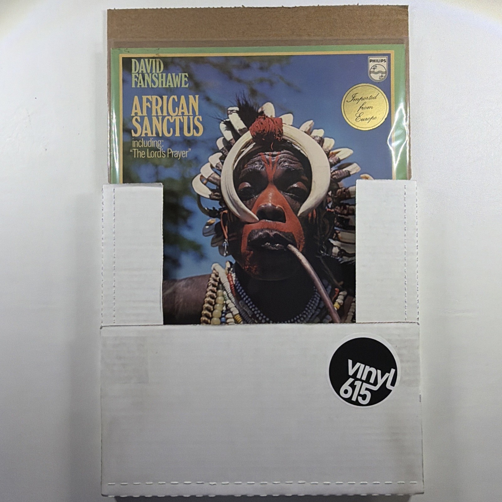 David Fanshawe - African Sanctus LP 6558 001 EX Gate 1975 Netherlands Insert - Image 9