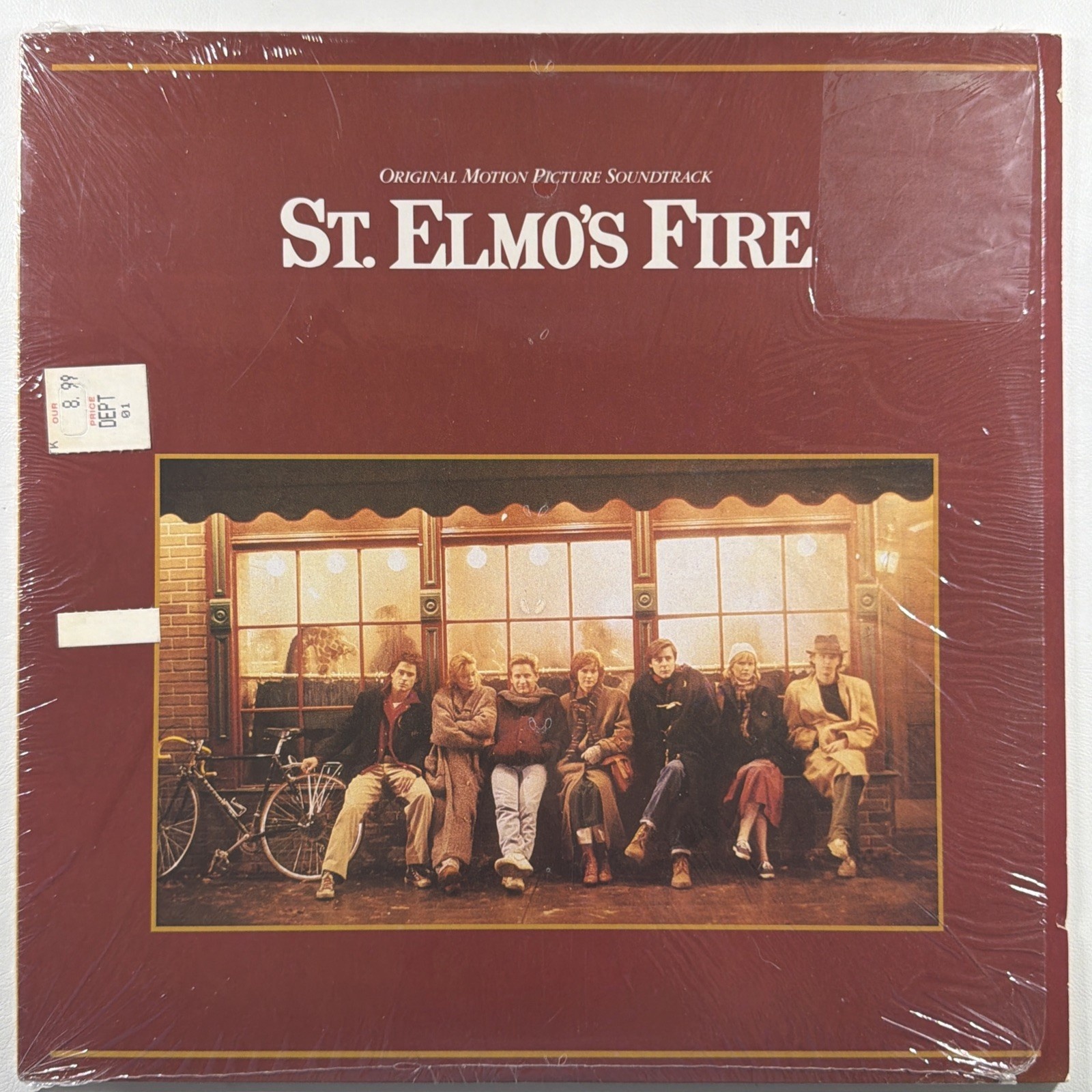 St. Elmo's Fire Soundtrack LP Atlantic 81261-1E EX 1985 Shrinkwrap