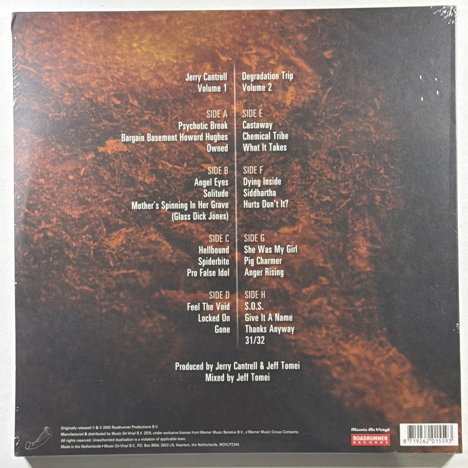Jerry Cantrell - Degredation Trip - Vol. 1 & 2 Sealed 4LP MOVLP2344 2019 Booklet - Image 2