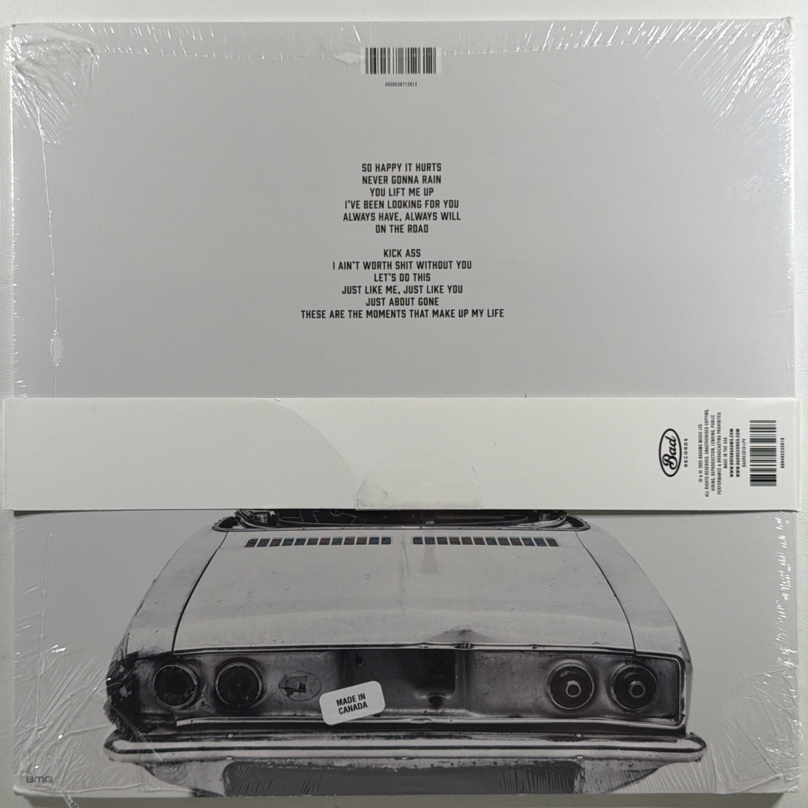 Bryan Adams - So Happy It Hurts LP Bad Records Sealed 2022 Canada Gatefold - Image 2