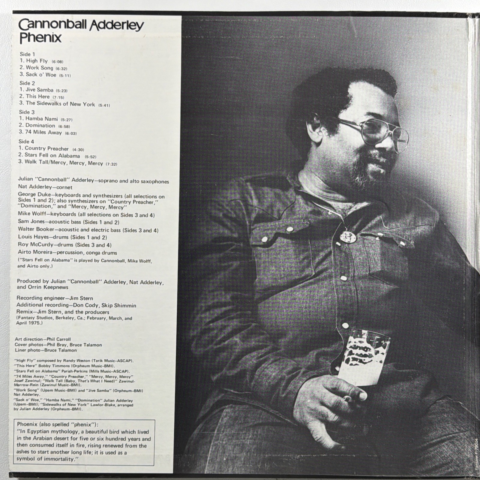 Cannonball Adderley - Phenix 2LP Fantasy F-79004 EX 1975 George Duke Jazz Funk - Image 3