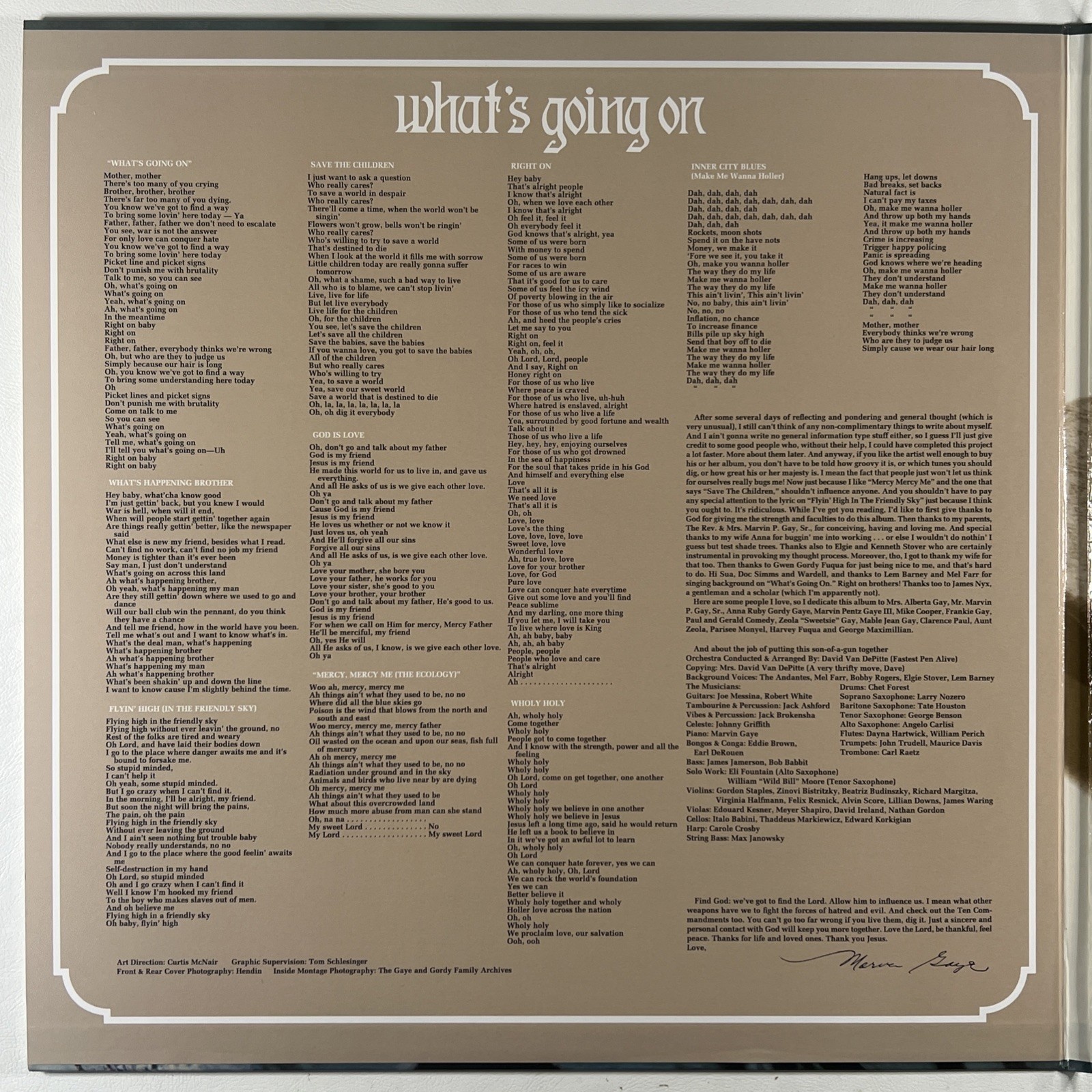 Marvin Gaye - What's Going 2LP Tamla NM 50th Anniversary 180g Gate R&B Funk Soul - Image 3