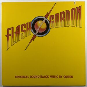 Queen – Flash Gordon Original Soundtrack LP Elektra 5E-518 EX Emboss 1980 Insert