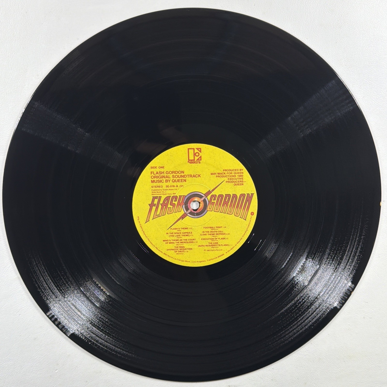 Queen – Flash Gordon Original Soundtrack LP Elektra 5E-518 EX Emboss 1980 Insert - Image 6