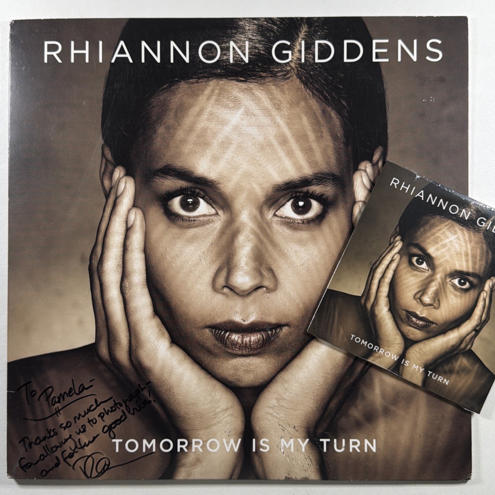 Rhiannon Giddens - Tomorrow Is My Turn LP Nonesuch NM w/Sealed CD Autographed