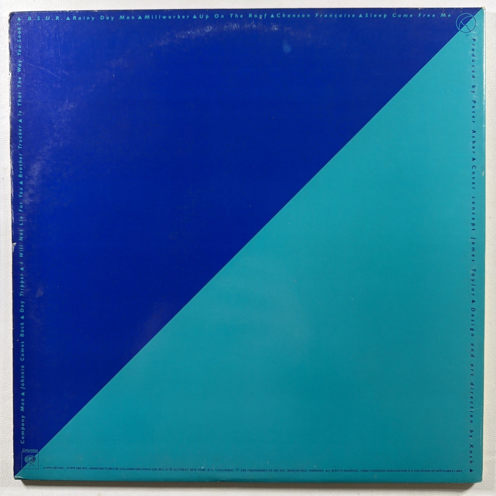 James Taylor (4 LP Bundle) In The Pocket, Flying Machine, That’s Why, A Flag EX - Image 3