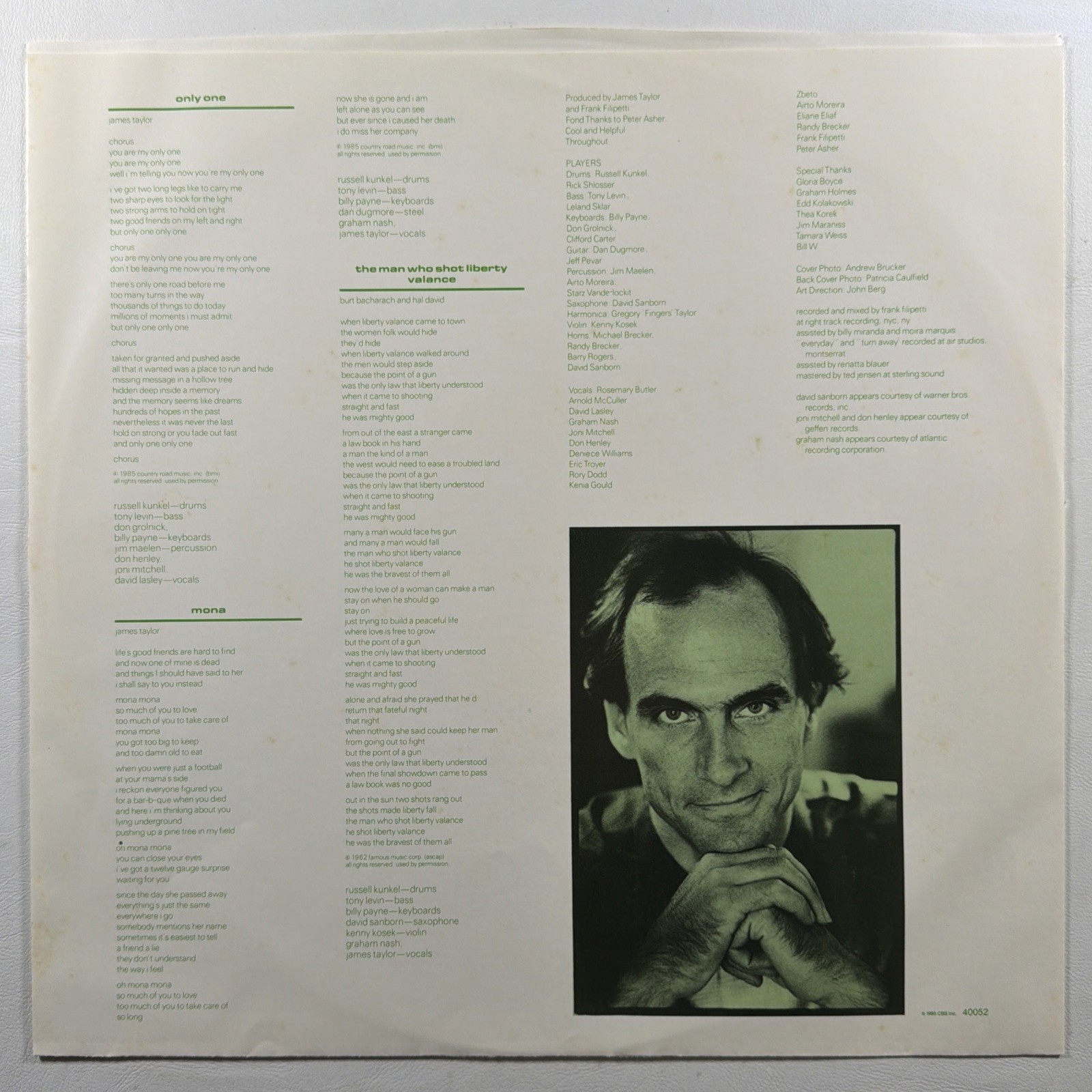 James Taylor (4 LP Bundle) In The Pocket, Flying Machine, That’s Why, A Flag EX - Image 9