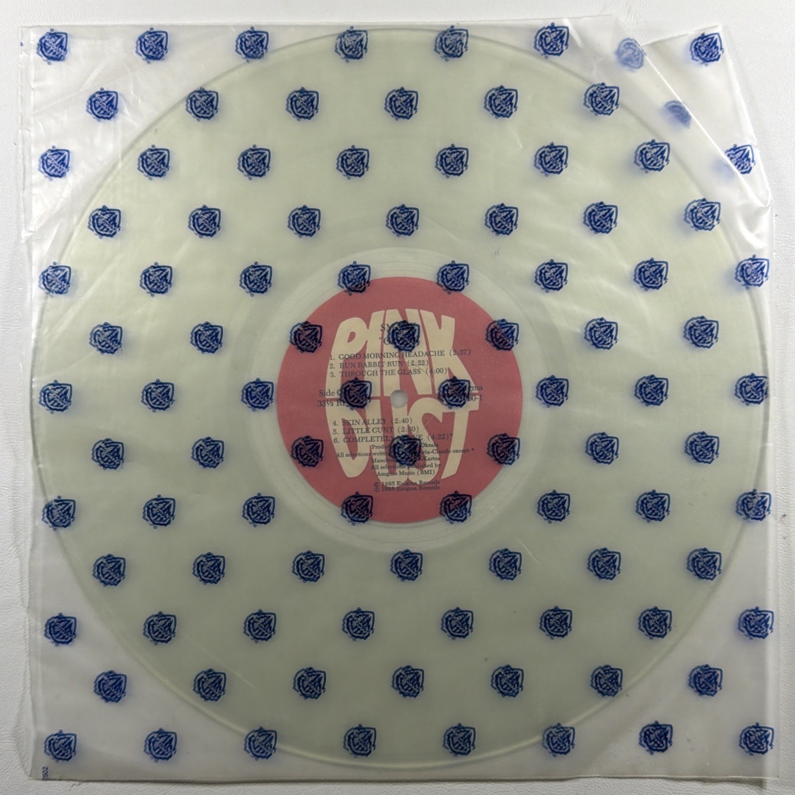 Smack – On You LP Pink Dust NM Clear Vinyl 1984 Hard Rock - Image 3