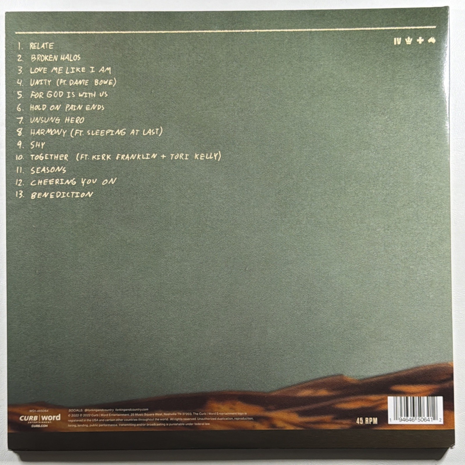 For King & Country - What Are We Waiting For? 2LP Curb EX 45RPM 2022 Clear Black - Image 2