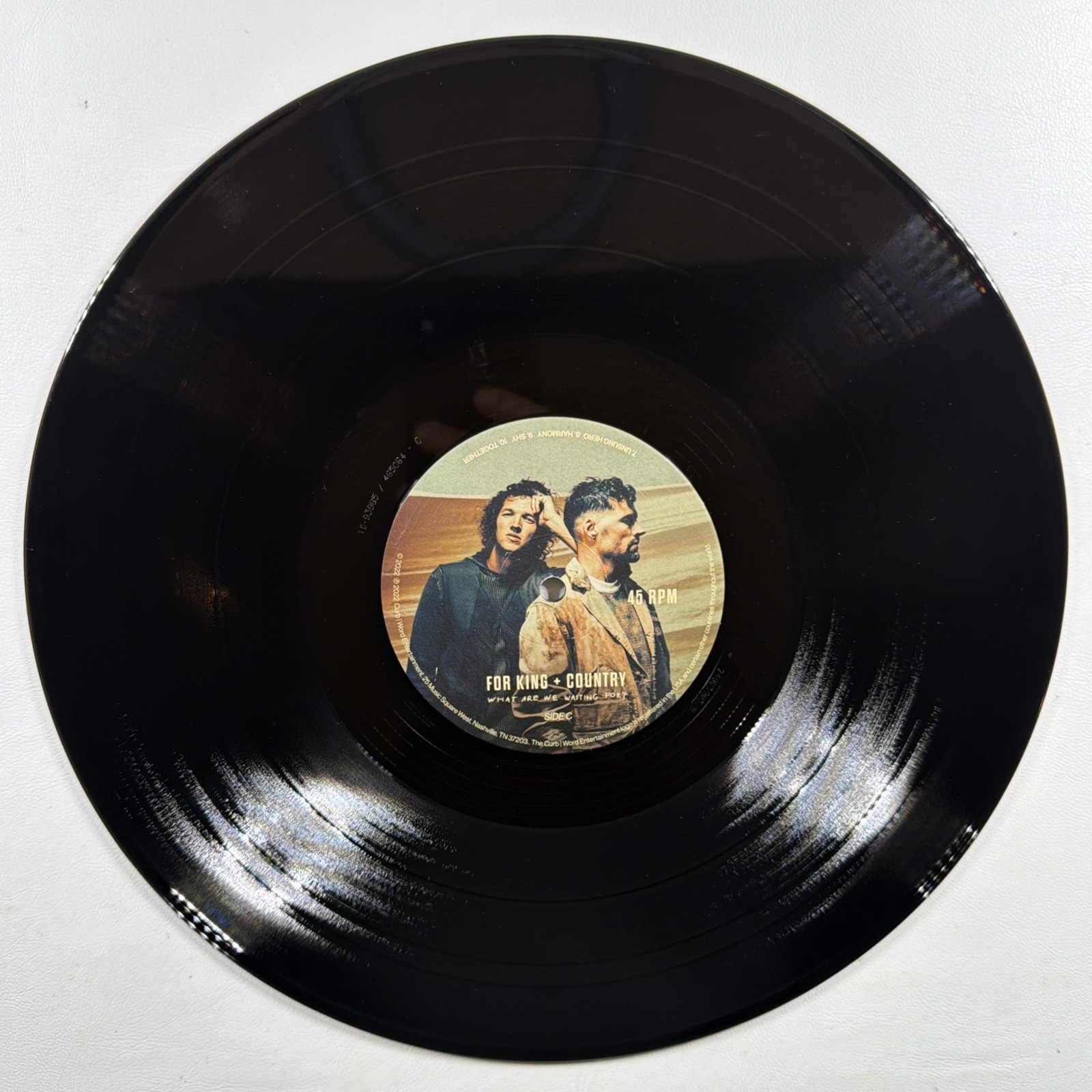 For King & Country - What Are We Waiting For? 2LP Curb EX 45RPM 2022 Clear Black - Image 6