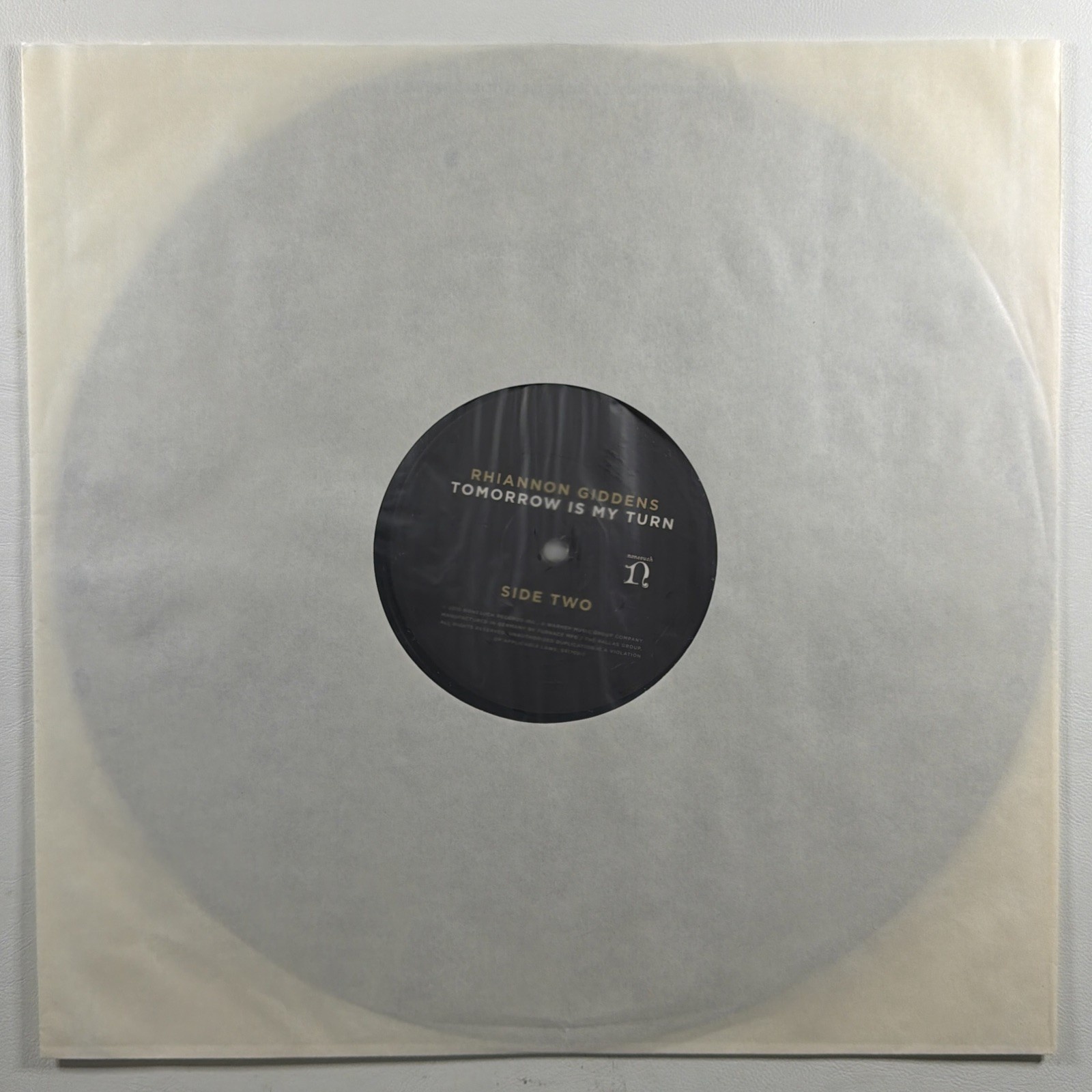 Rhiannon Giddens - Tomorrow Is My Turn LP Nonesuch NM w/Sealed CD Autographed - Image 8
