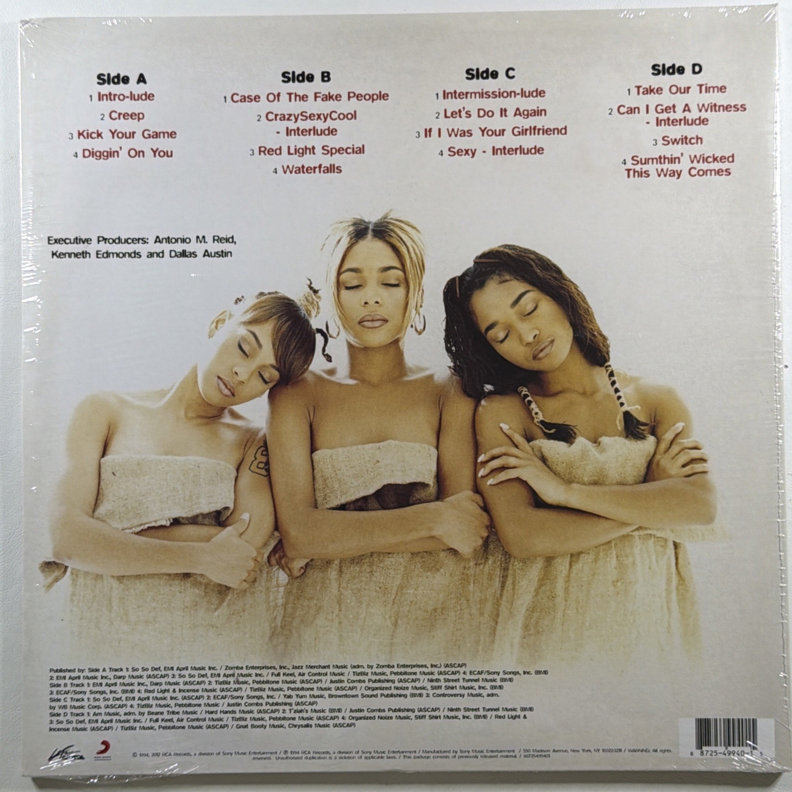 TLC - CrazySexyCool 2LP Sealed 2012 Gatefold Reissue Creep Waterfalls Funk Soul - Image 2