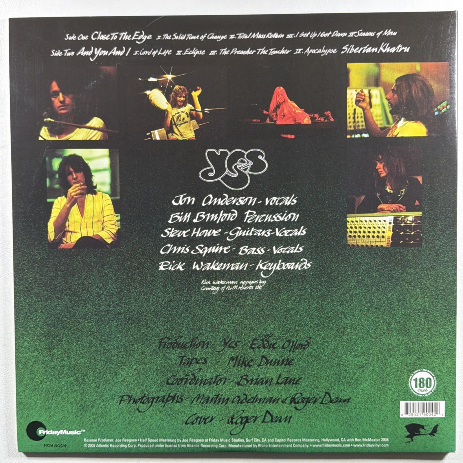 Yes – Close to the Edge LP Friday Music FRM 9004 NM 180g 1/2 Remaster Audiophile - Image 2