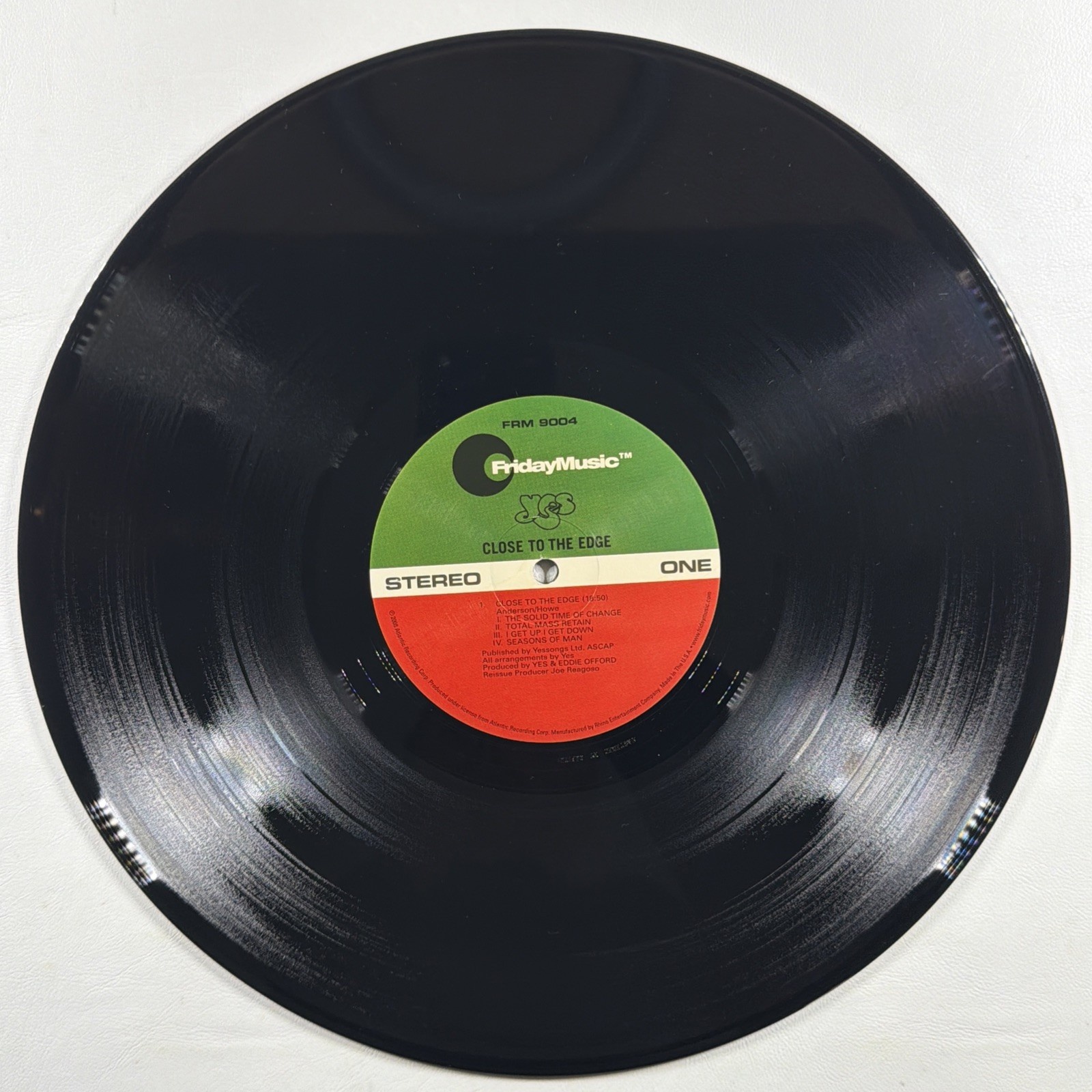 Yes – Close to the Edge LP Friday Music FRM 9004 NM 180g 1/2 Remaster Audiophile - Image 6