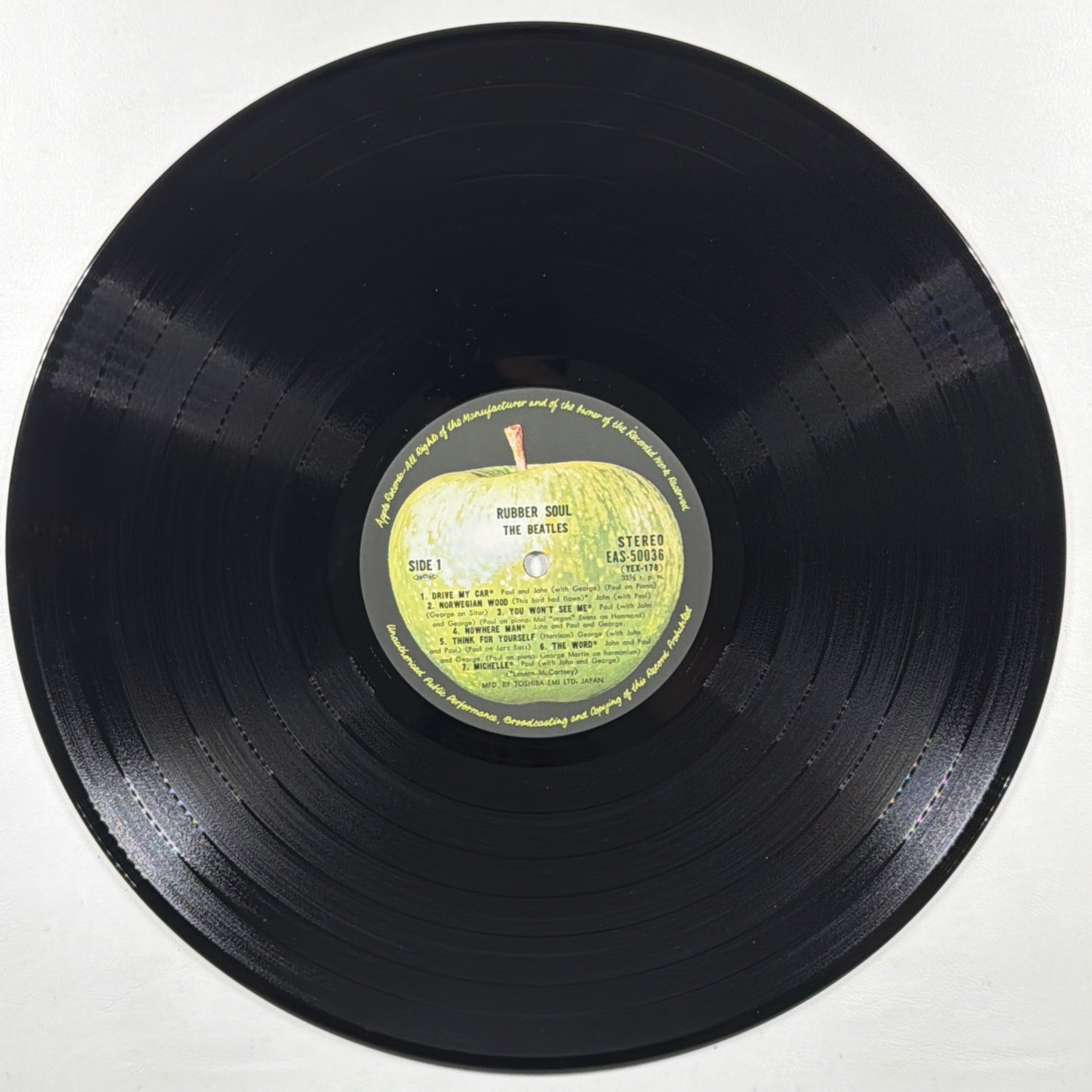 The Beatles - Rubber Soul LP Apple Records EAS-50036 NM Reissue 1972 Japan - Image 4