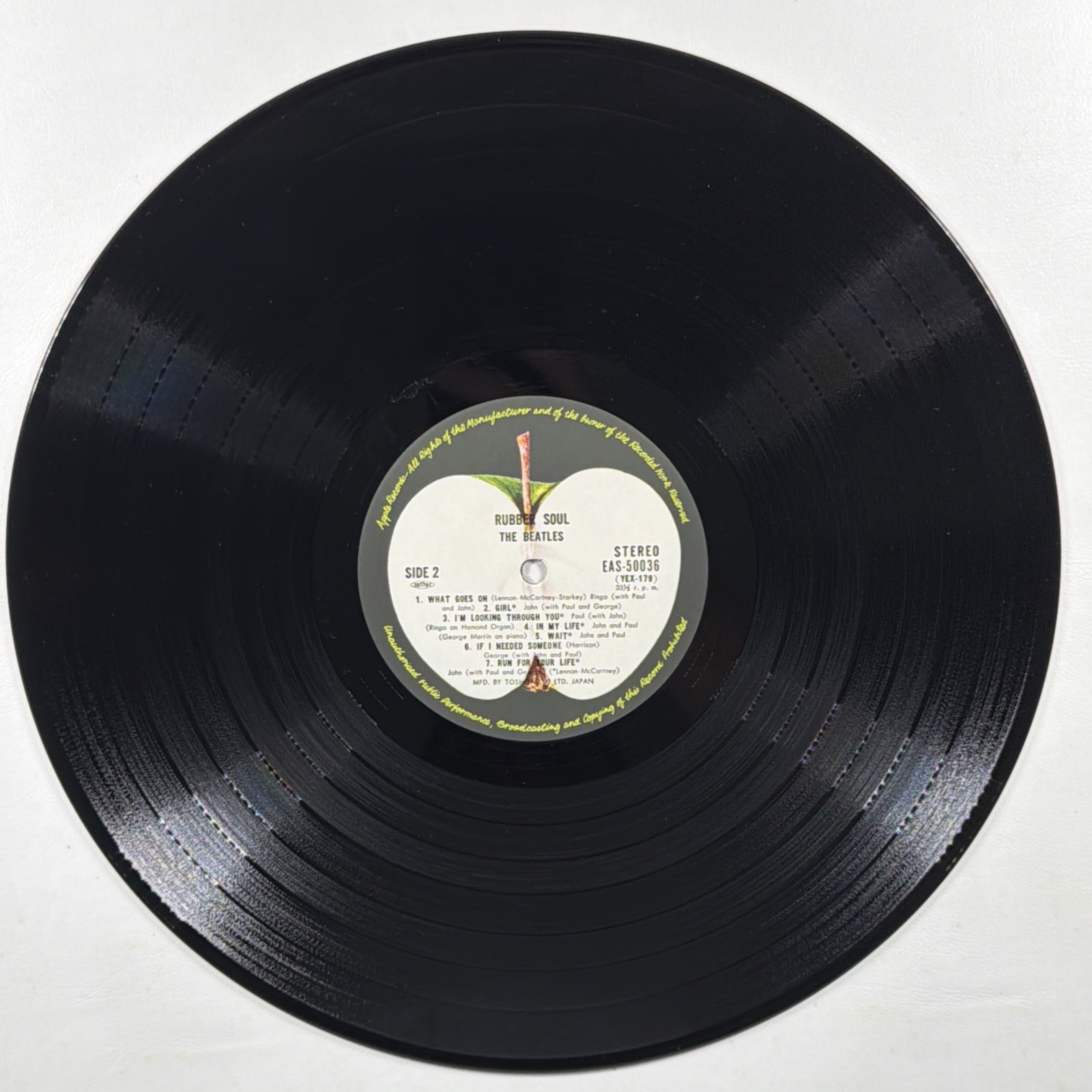 The Beatles - Rubber Soul LP Apple Records EAS-50036 NM Reissue 1972 Japan - Image 5