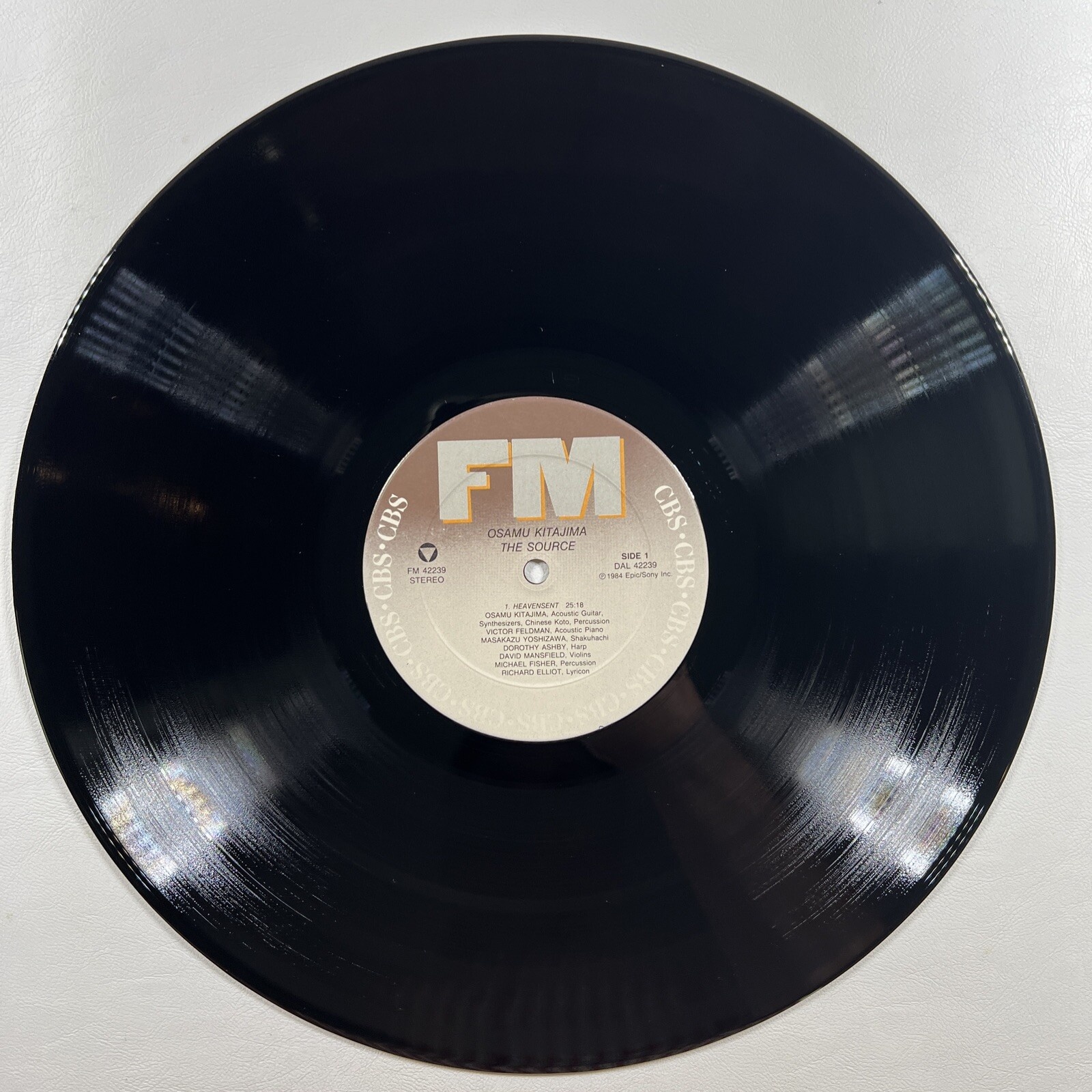 Osamu Kitajima - The Source LP FM CBS Records FM42239 NM 1984 Promo - Image 5