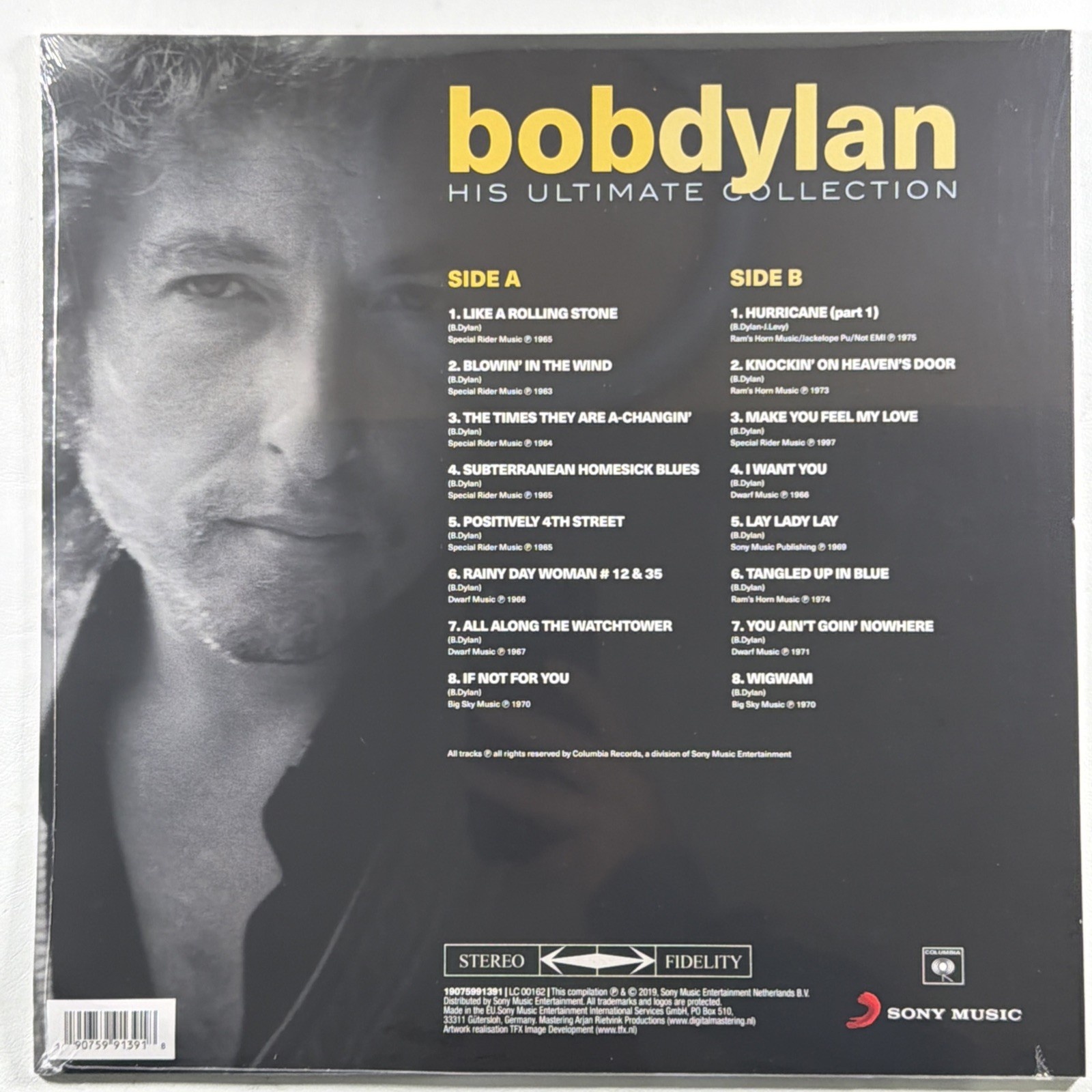 Bob Dylan - His Ultimate Collection LP Columbia Sealed 2019 UK Blowin’ … - Image 2