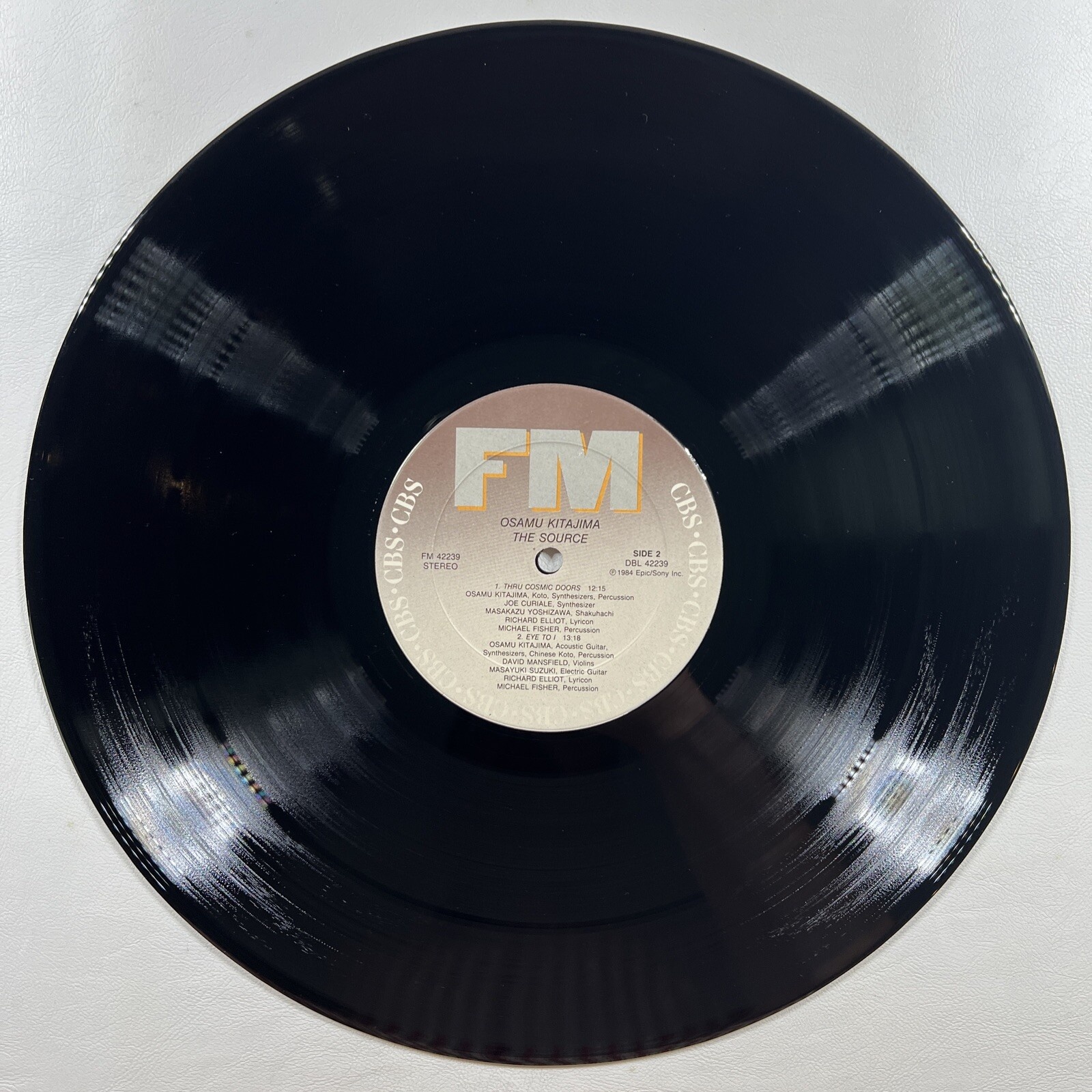 Osamu Kitajima - The Source LP FM CBS Records FM42239 NM 1984 Promo - Image 6