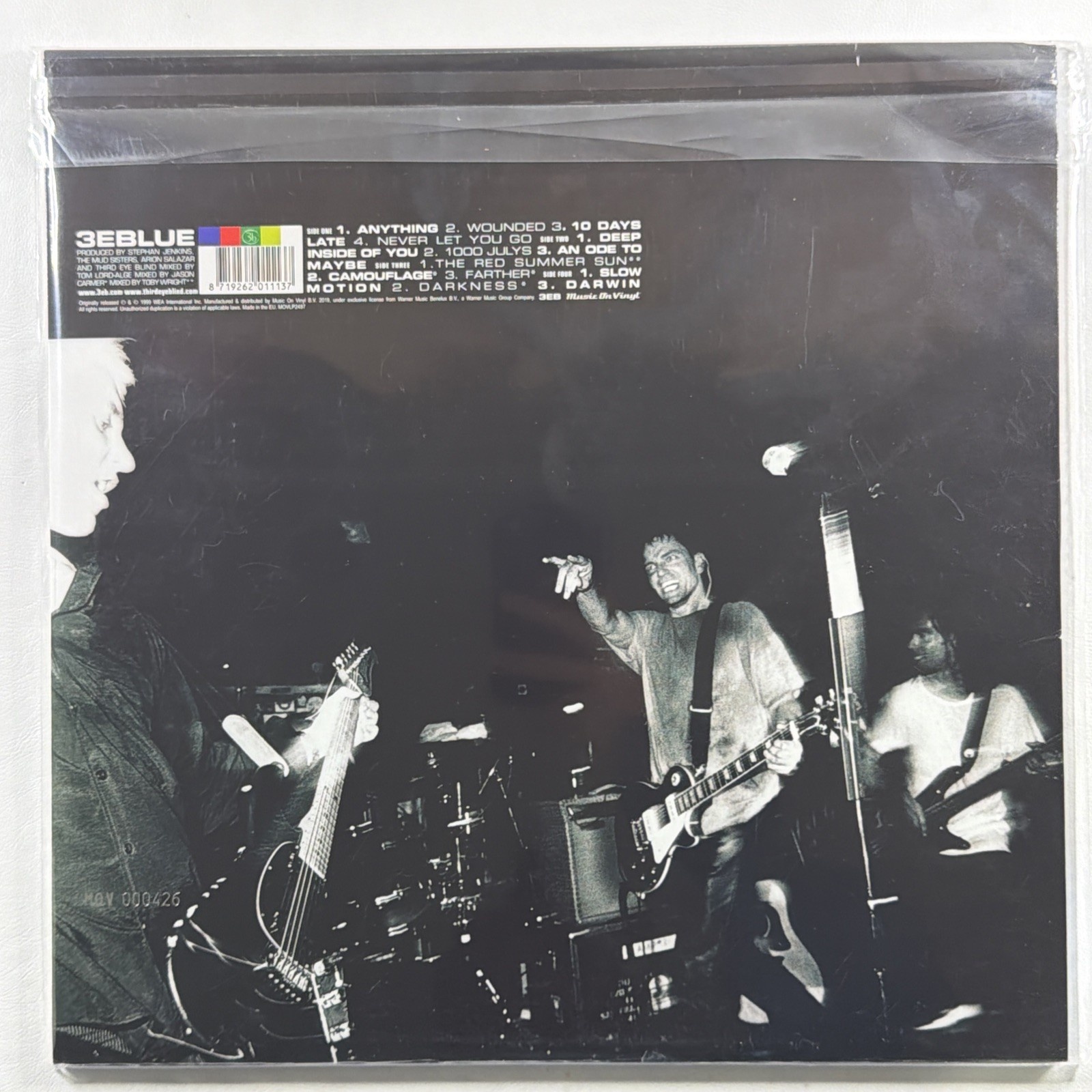 Third Eye Blind - Blue 2LP MOVLP2497 Ltd Ed 426/1500 Silver 180g Reissue Europe - Image 4