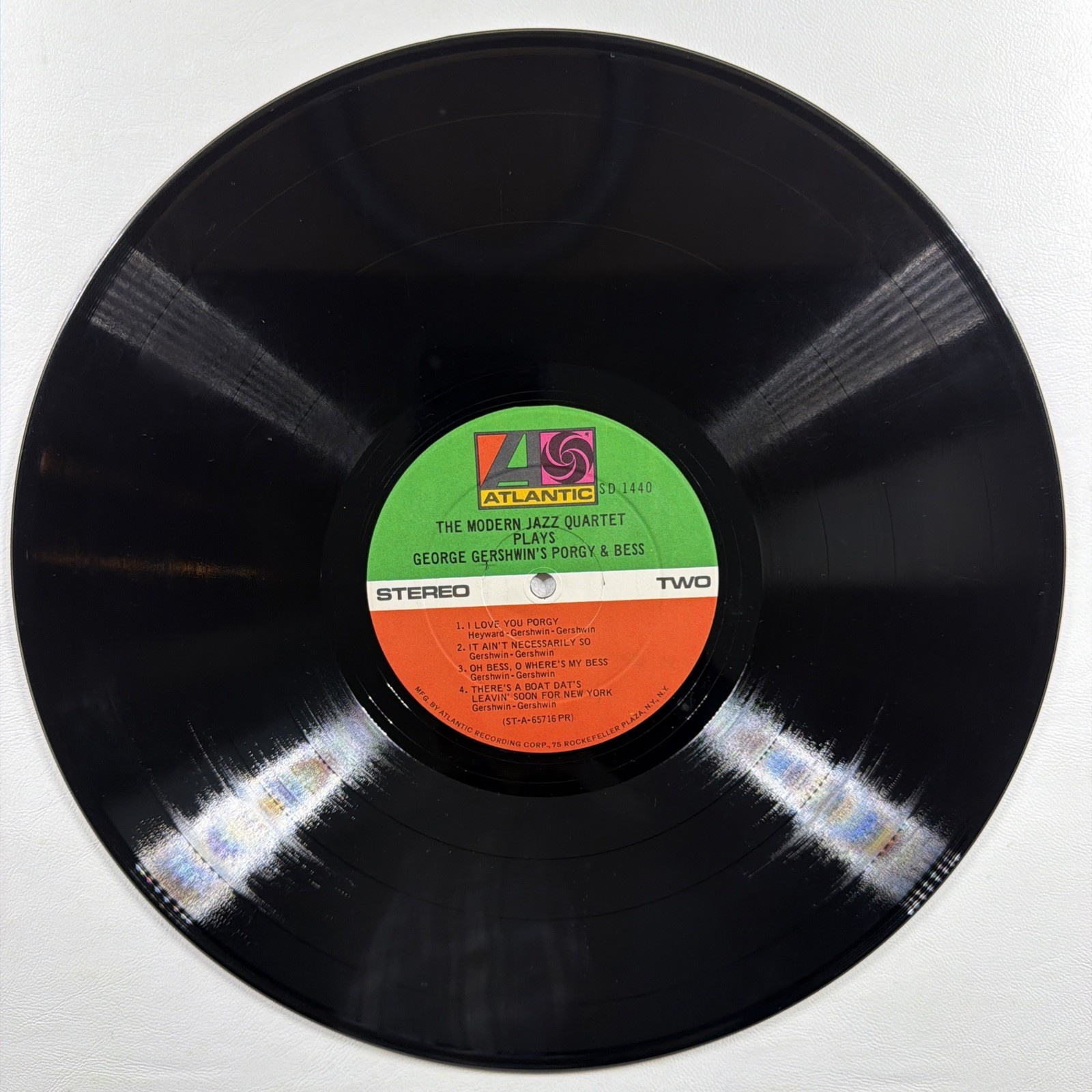Modern Jazz Quarter - Porgy And Bess LP Atlantic SD-1440 VG+ 1966 Reissue - Image 4