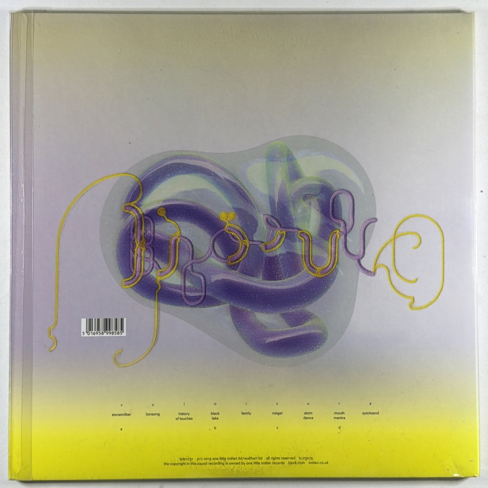 Björk - Vulnicura 2LP One Little Indian tplp1231 Deluxe Ed. 2015 UK Slipcase - Image 2