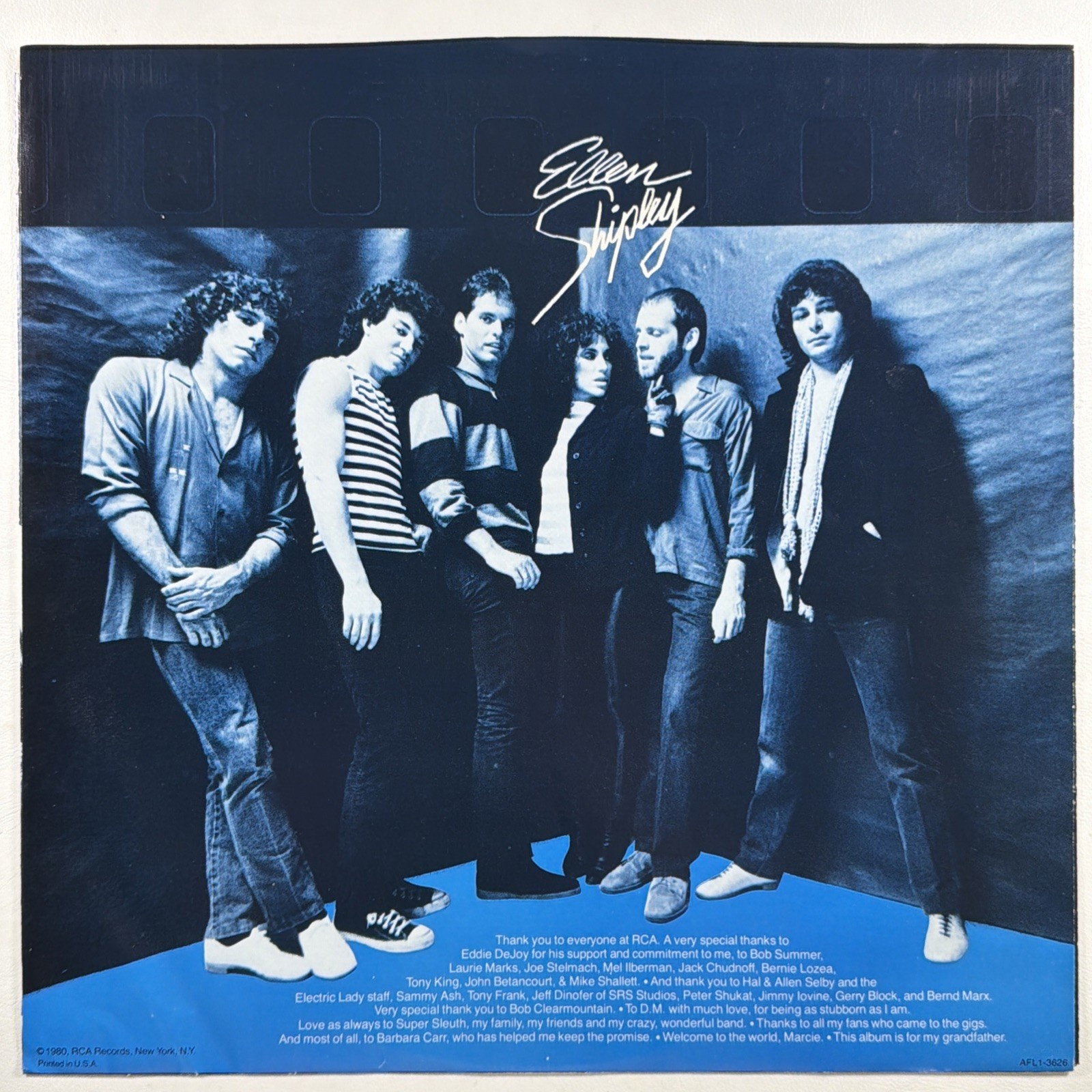 Ellen Shipley - Breaking Through The Ice Age LP RCA Records AFL1-3626 1980 - Image 3