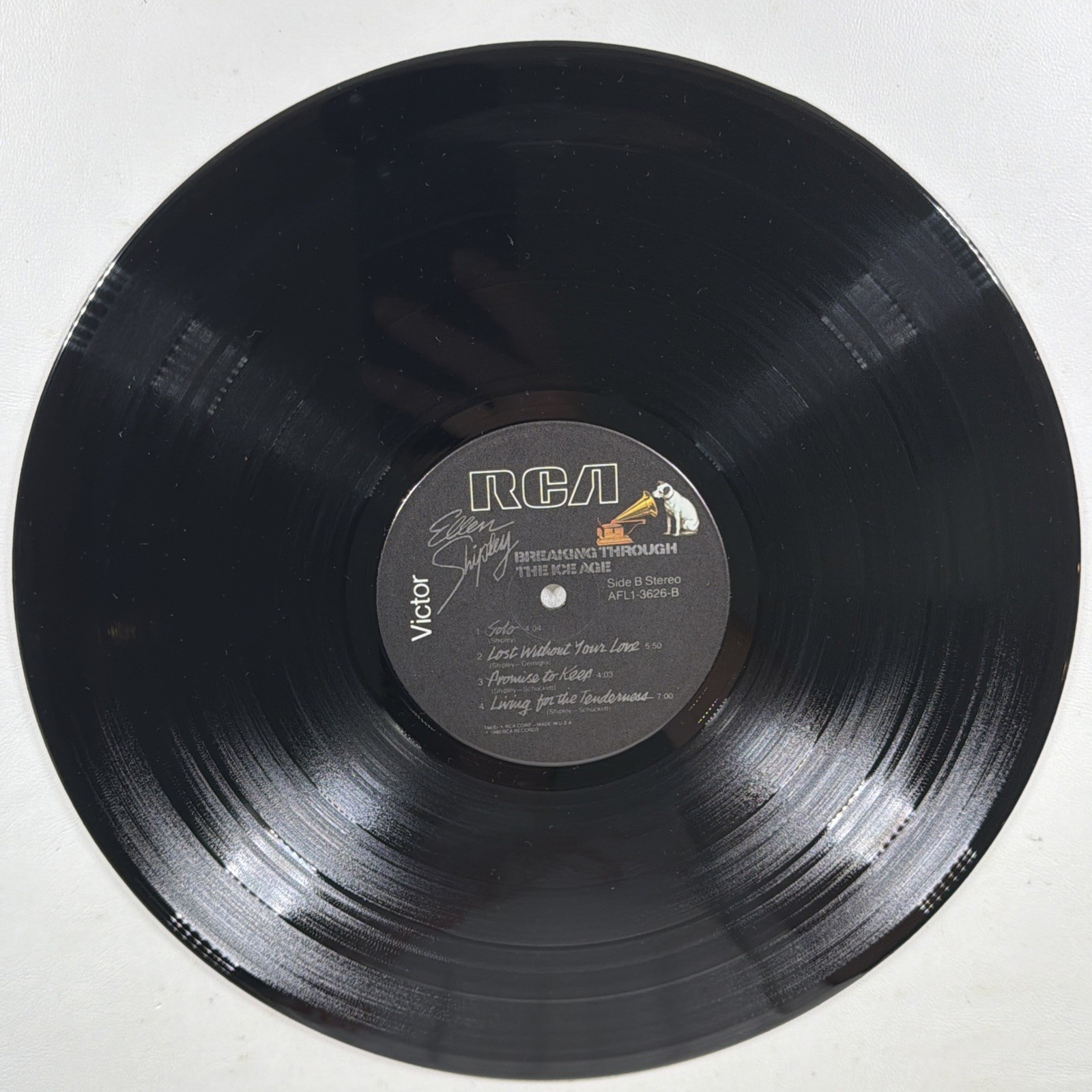 Ellen Shipley - Breaking Through The Ice Age LP RCA Records AFL1-3626 1980 - Image 4