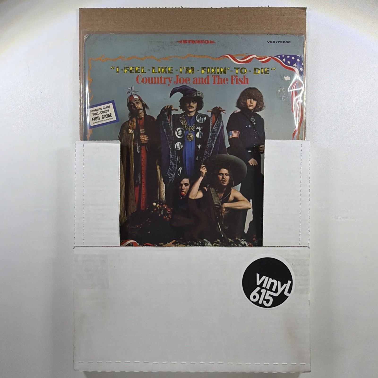 Country Joe and The Fish - I-Feel-Like-I'm-Fixin'-To-Die LP Vanguard VG w/Game - Image 7