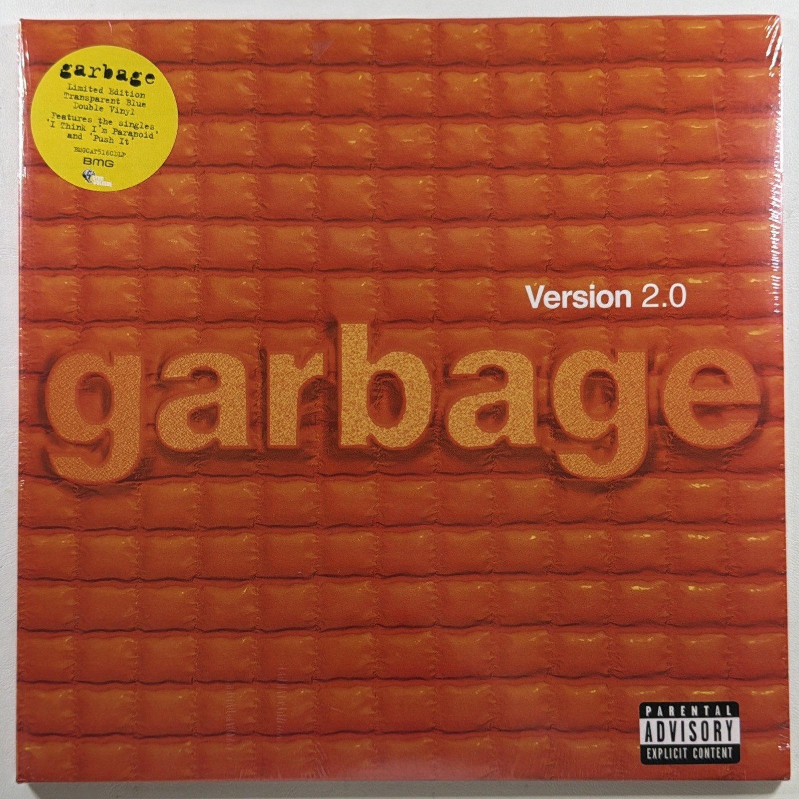 Garbage - Version 2.0 2LP BMG Sealed Ltd Ed 3k 2023 UK 45RPM Blue