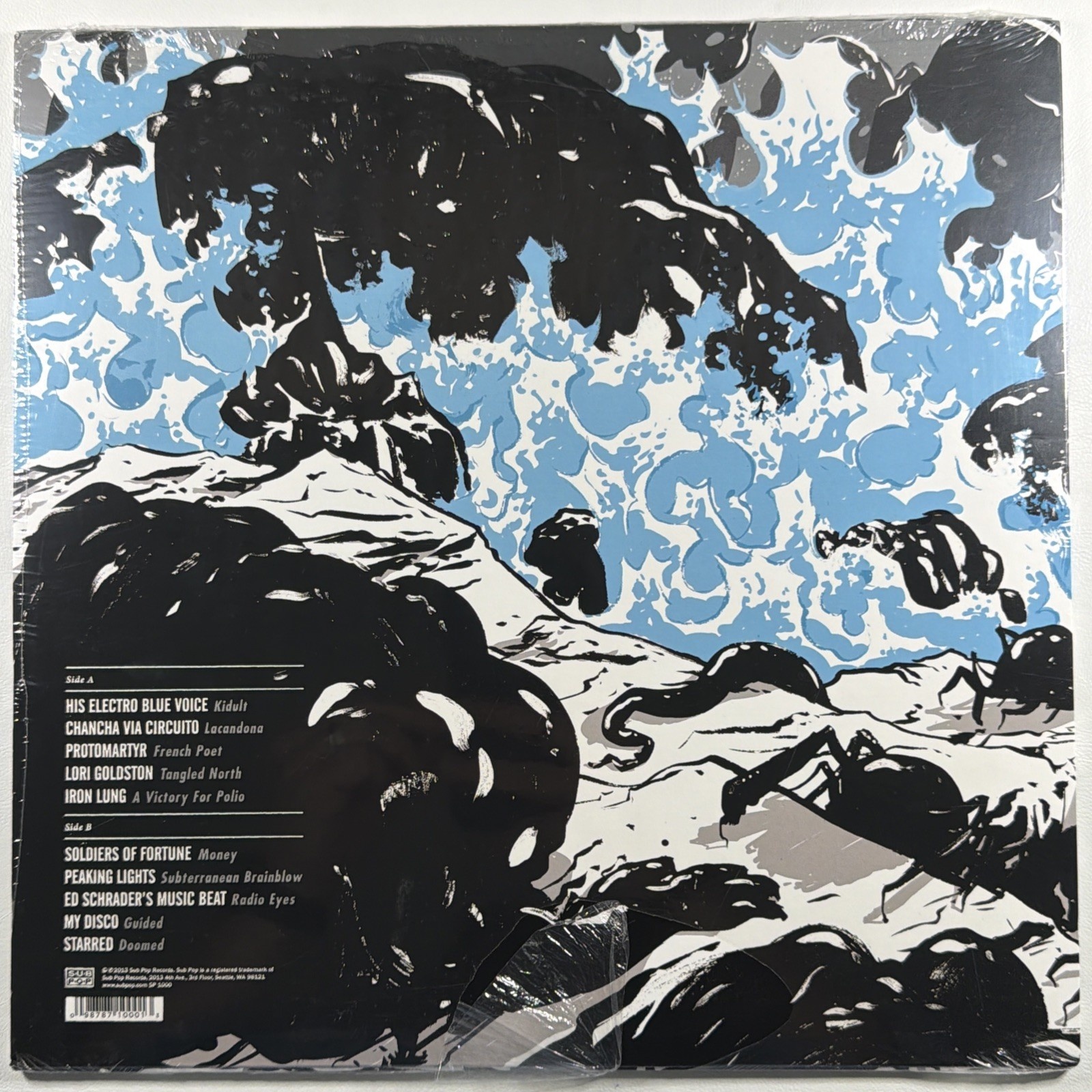 Sub Pop 1000! 25 Years LP Ltd Ed RSD 5k Press 2013 Blue Marble Sealed - Image 2