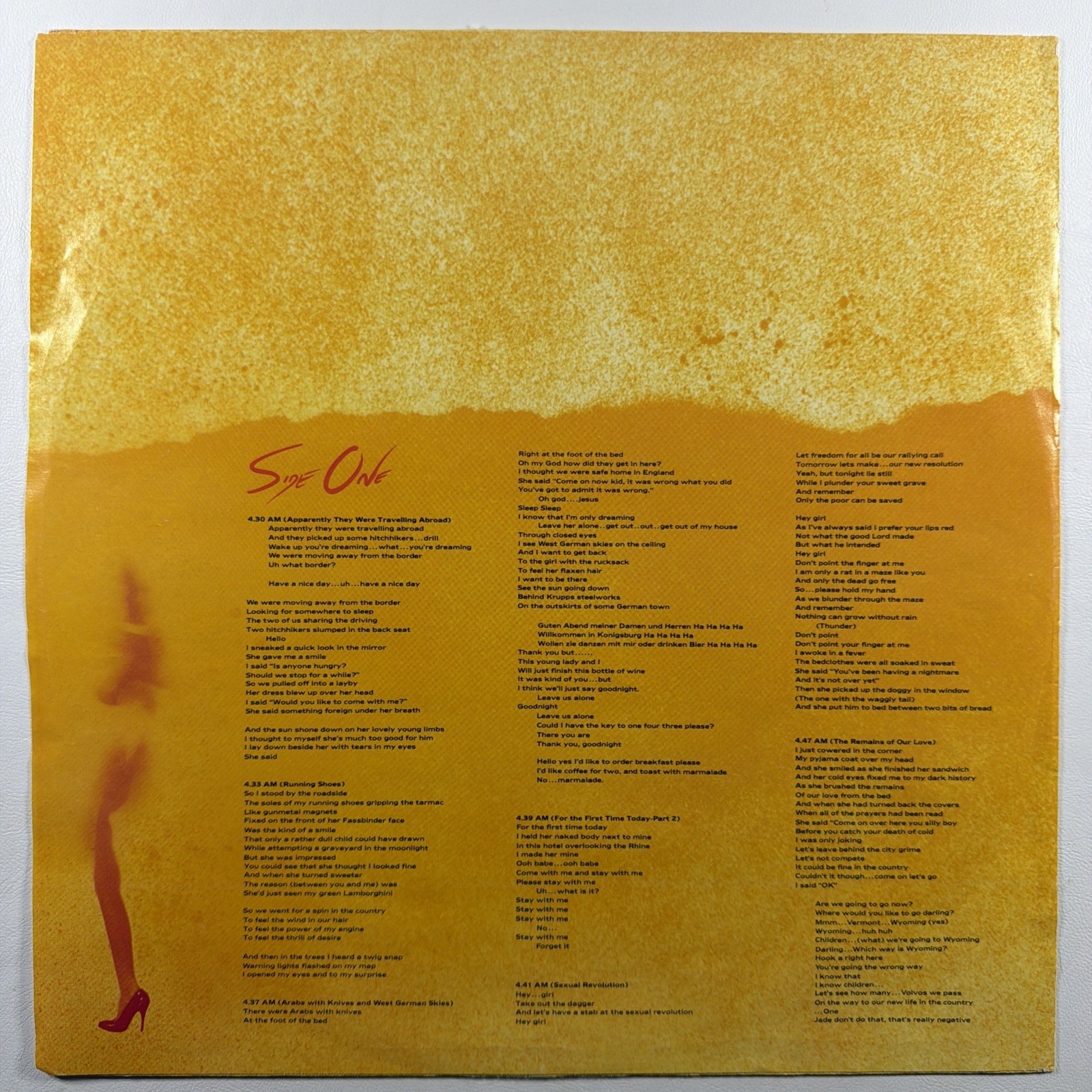 Roger Waters - Pros and Cons of Hitch Hiking LP Columbia FC39290 EX 1984 Reissue - Image 3
