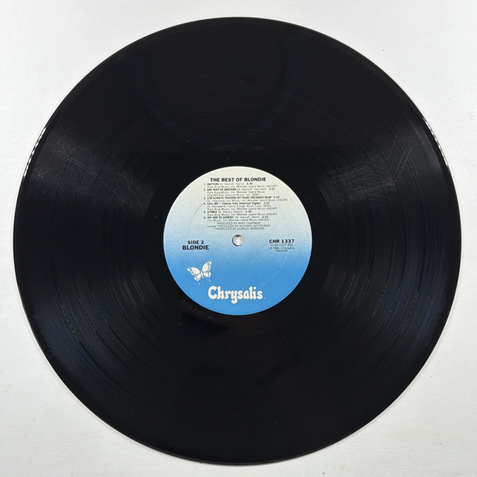Blondie - The Best Of Blondie LP Chrysalis CHR 1337 EX 1981 Heart Of Glass - Image 4