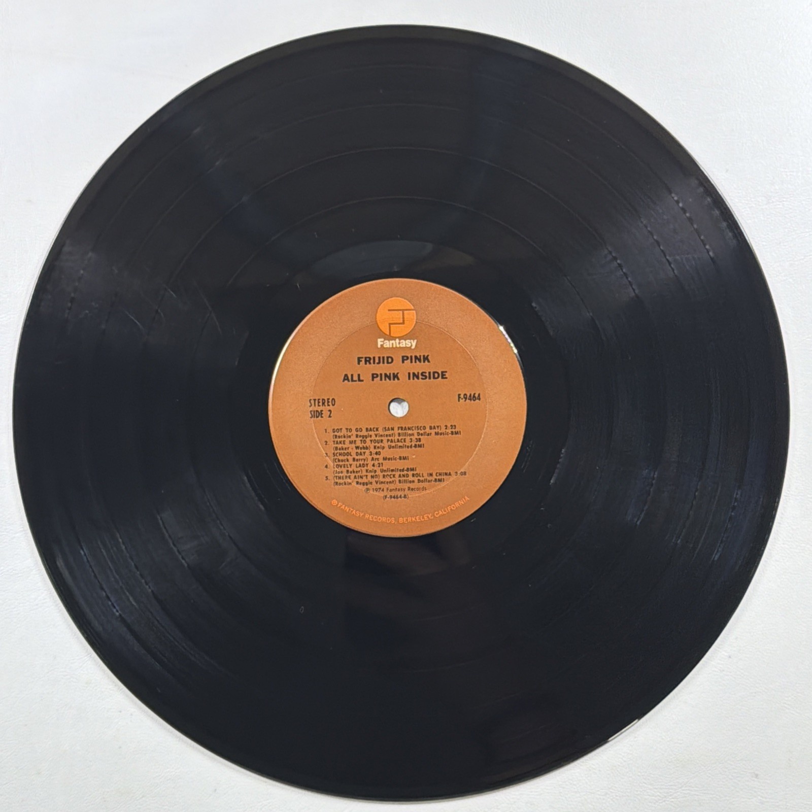 Frijid Pink - All Pink Inside LP Fantasy F-9464 EX Promo 1974 Hard Rock - Image 6