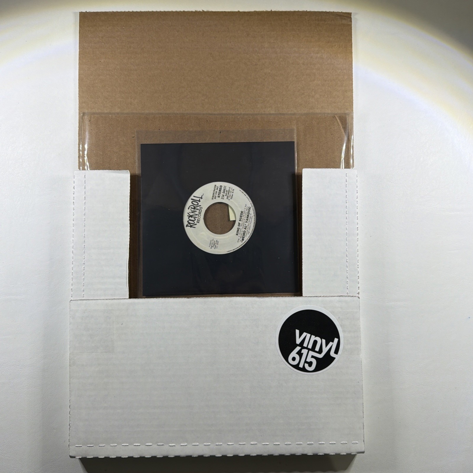 Weird Al Yankovic - King Of Suede 7” Single Rock ‘n’ Roll Records NM Promo 1984 - Image 5