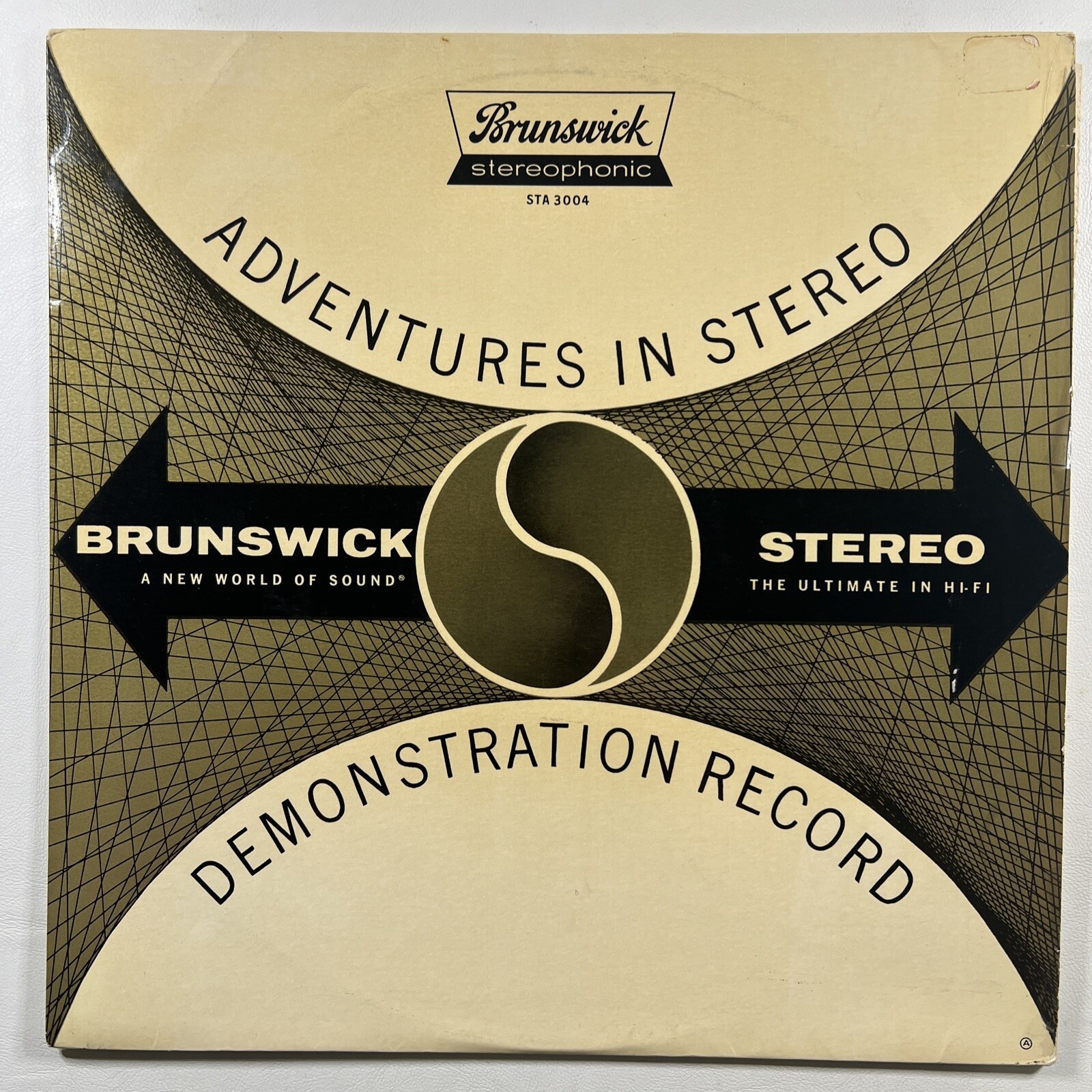 Adventures In Stereo Demonstration Record LP Brunswick STA3004 VG+ UK