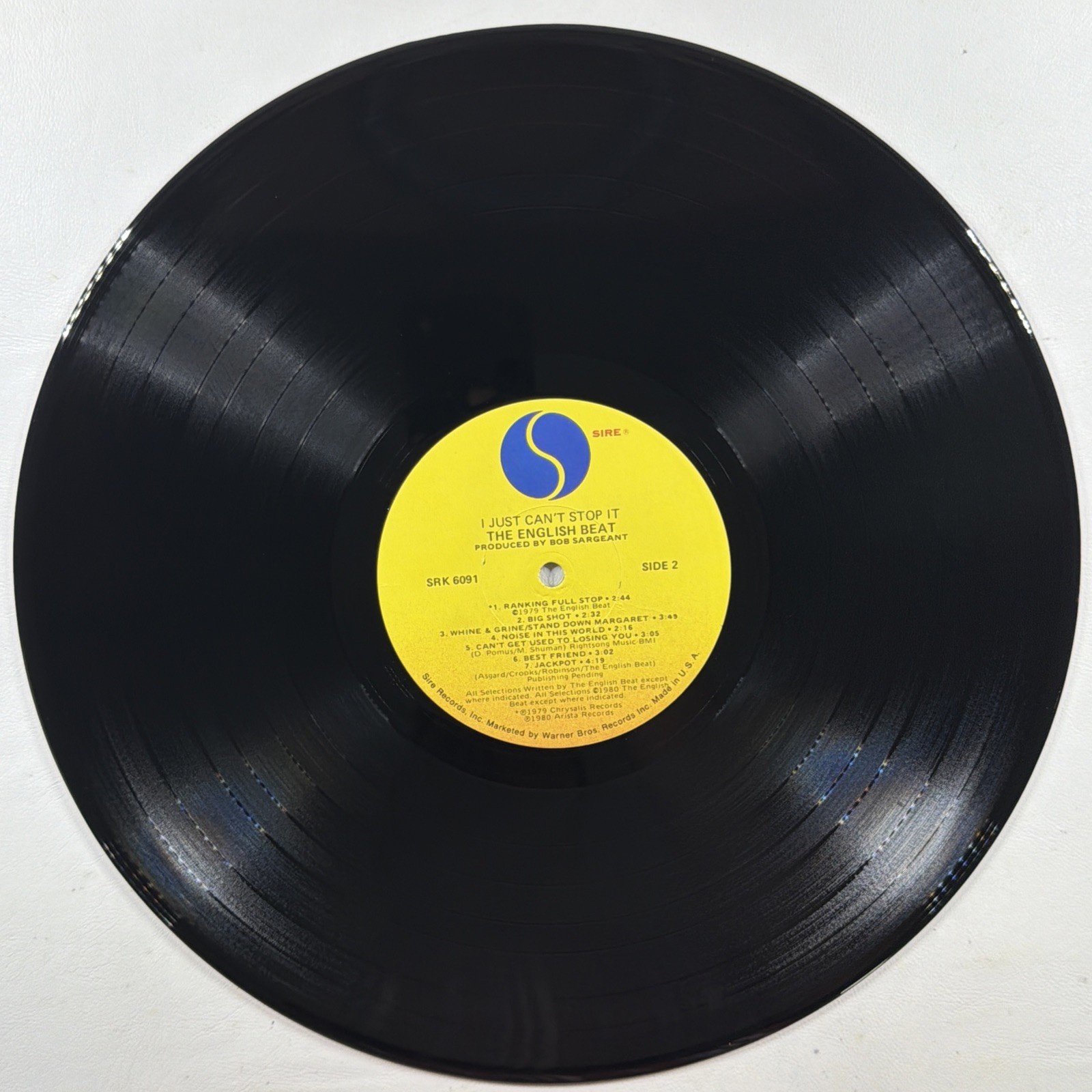 The English Beat - I Just Can't Stop It LP Sire SRK 6091 NM 1980 Promo Ska Punk - Image 6