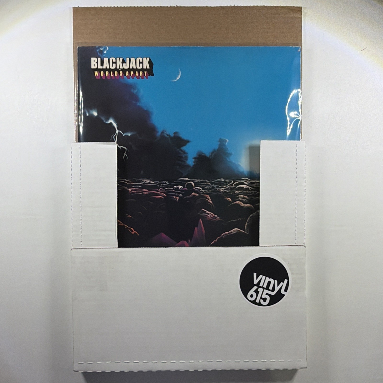 Blackjack - Worlds Apart LP Polydor PD 1-6279 NM 1980 Promo Michael Bolton Rock - Image 7