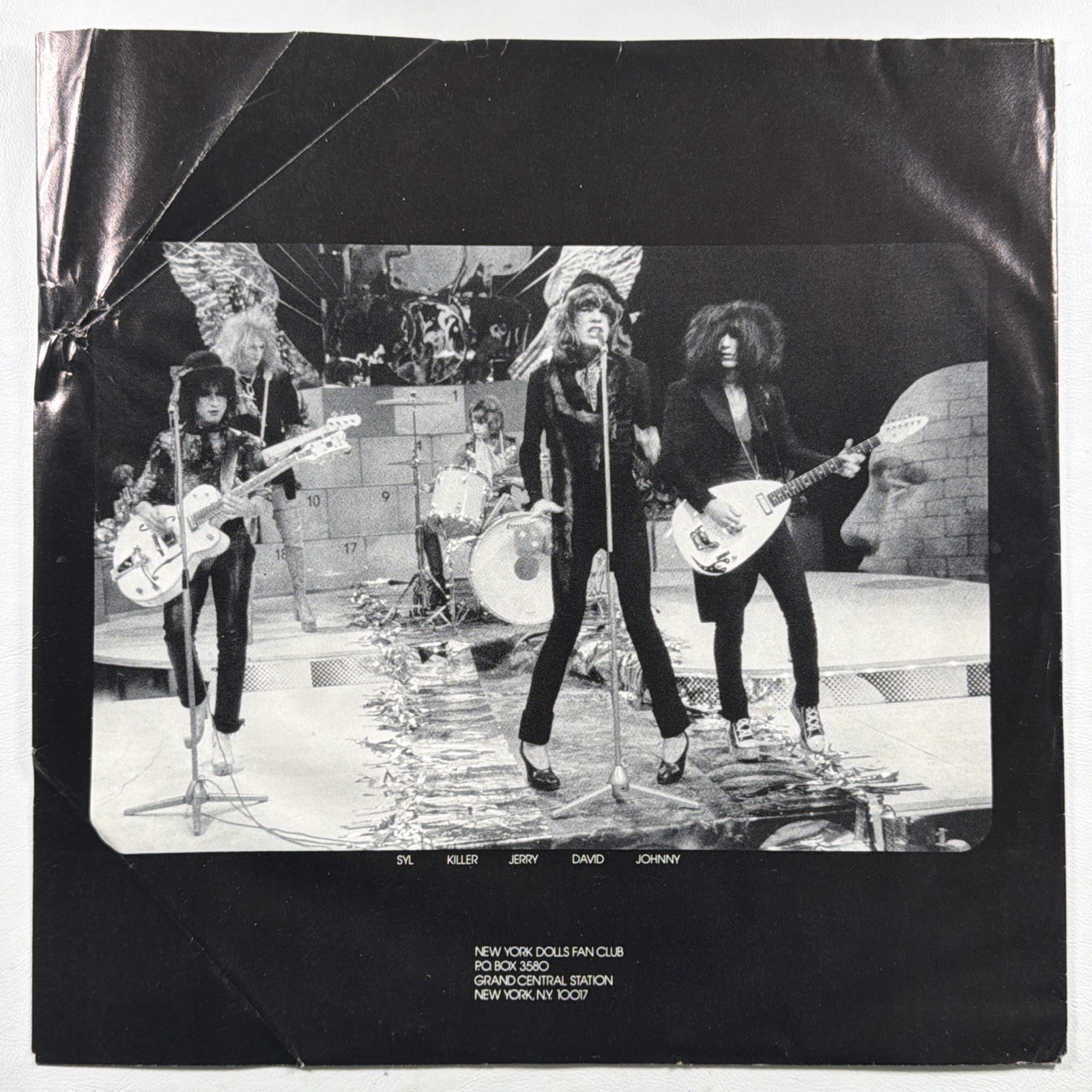New York Dolls - Too Much Too Soon LP Mercury SRM-1-1001 EX Promo 1974 Glam Rock - Image 3
