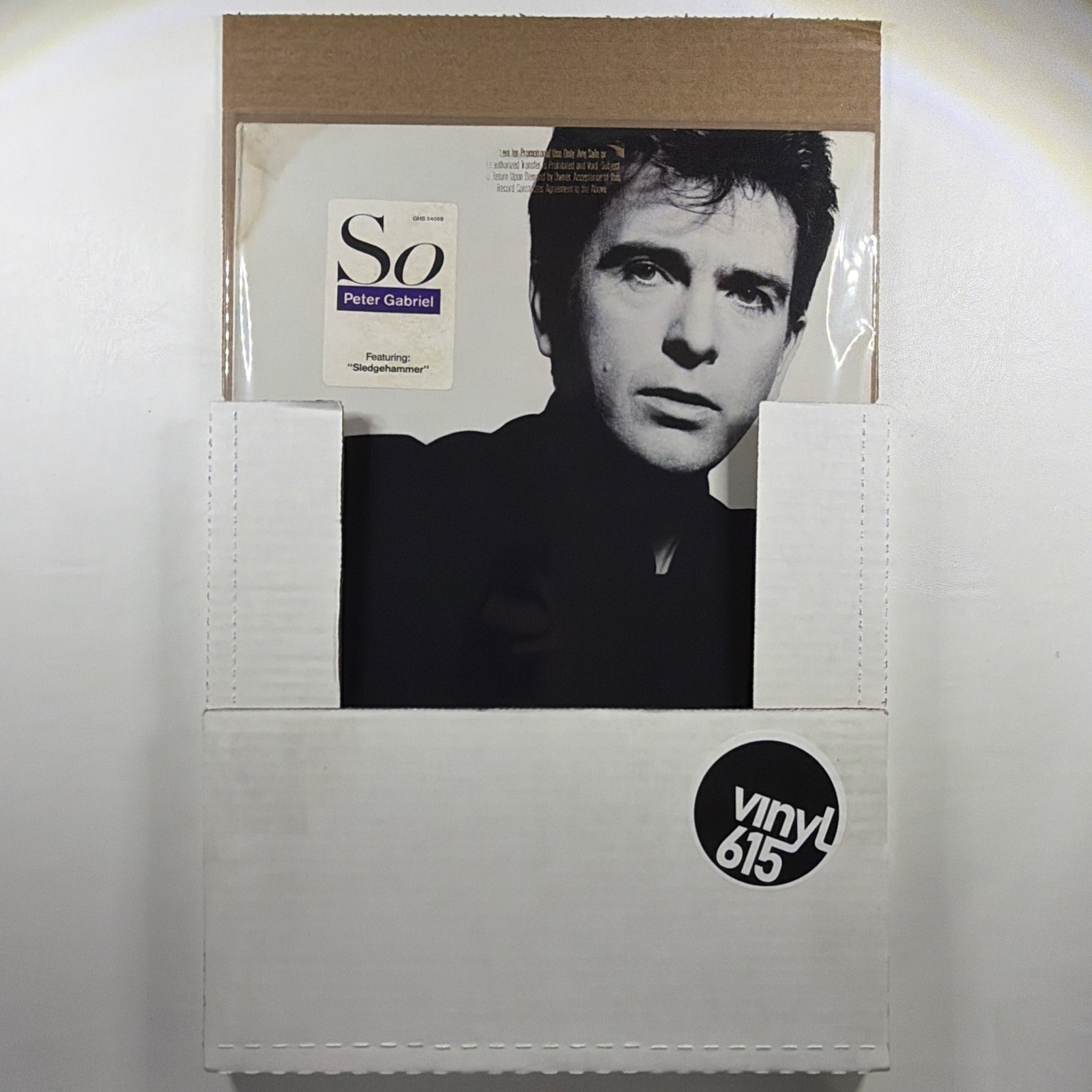 Peter Gabriel - So LP Geffen Records GHS 24088 NM Promo 1986 Hype Sticker - Image 6