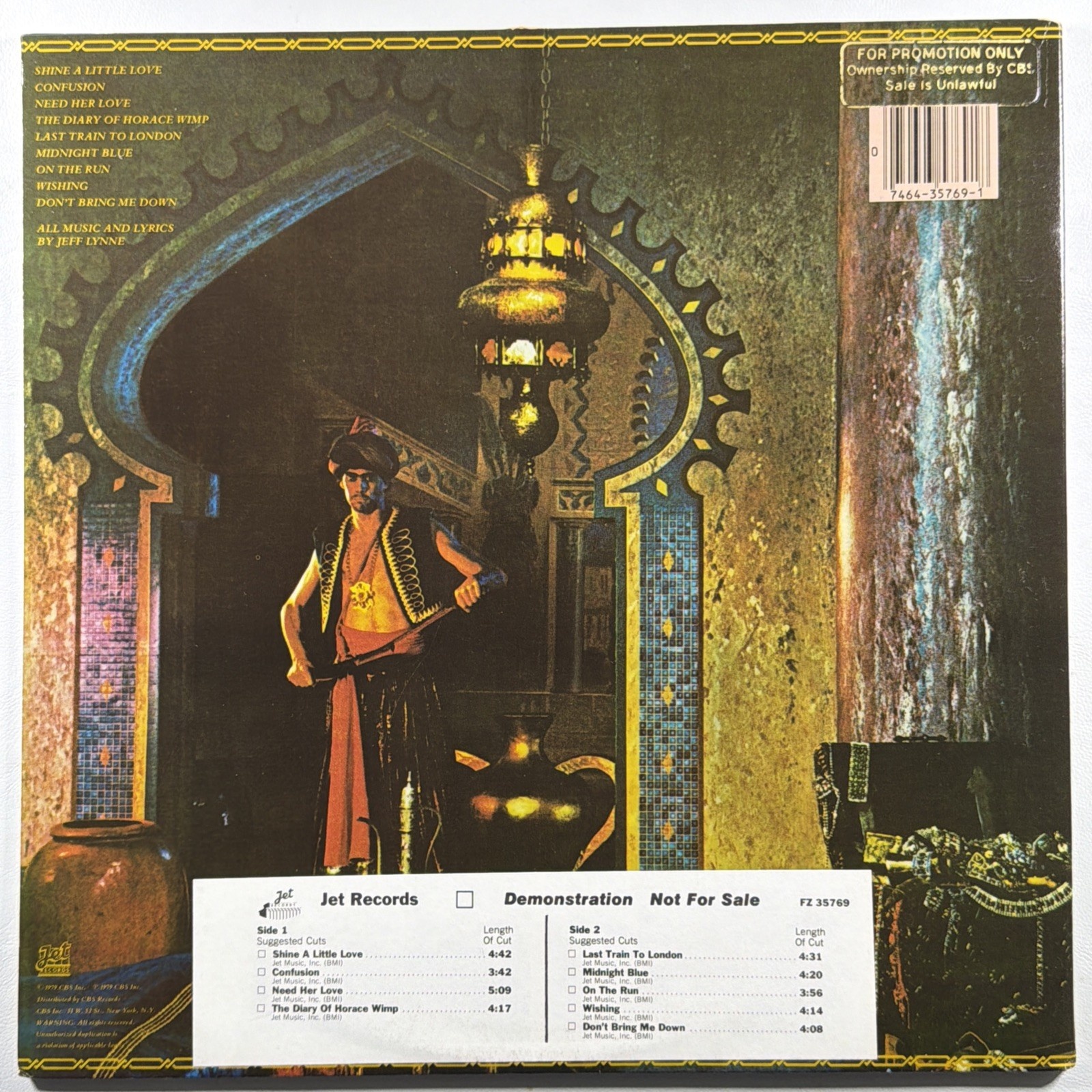 Electric Light Orchestra - Discovery LP Jet FZ 35769 EX 1979 White Label Promo - Image 2