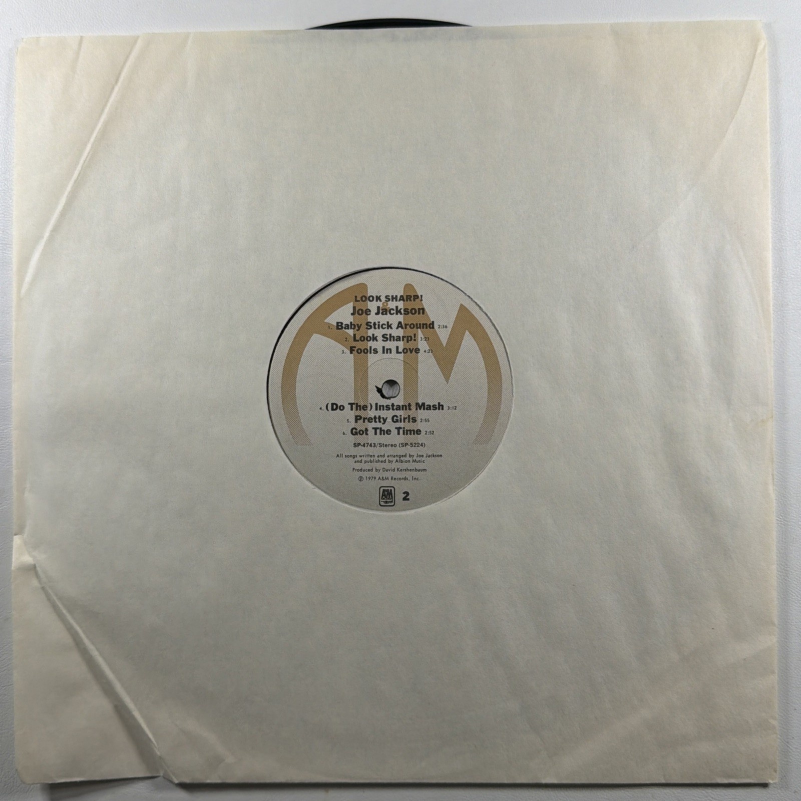 Joe Jackson - Look Sharp! LP A&M SP-4743 NM 1979 Promo Is She Really Going … - Image 4