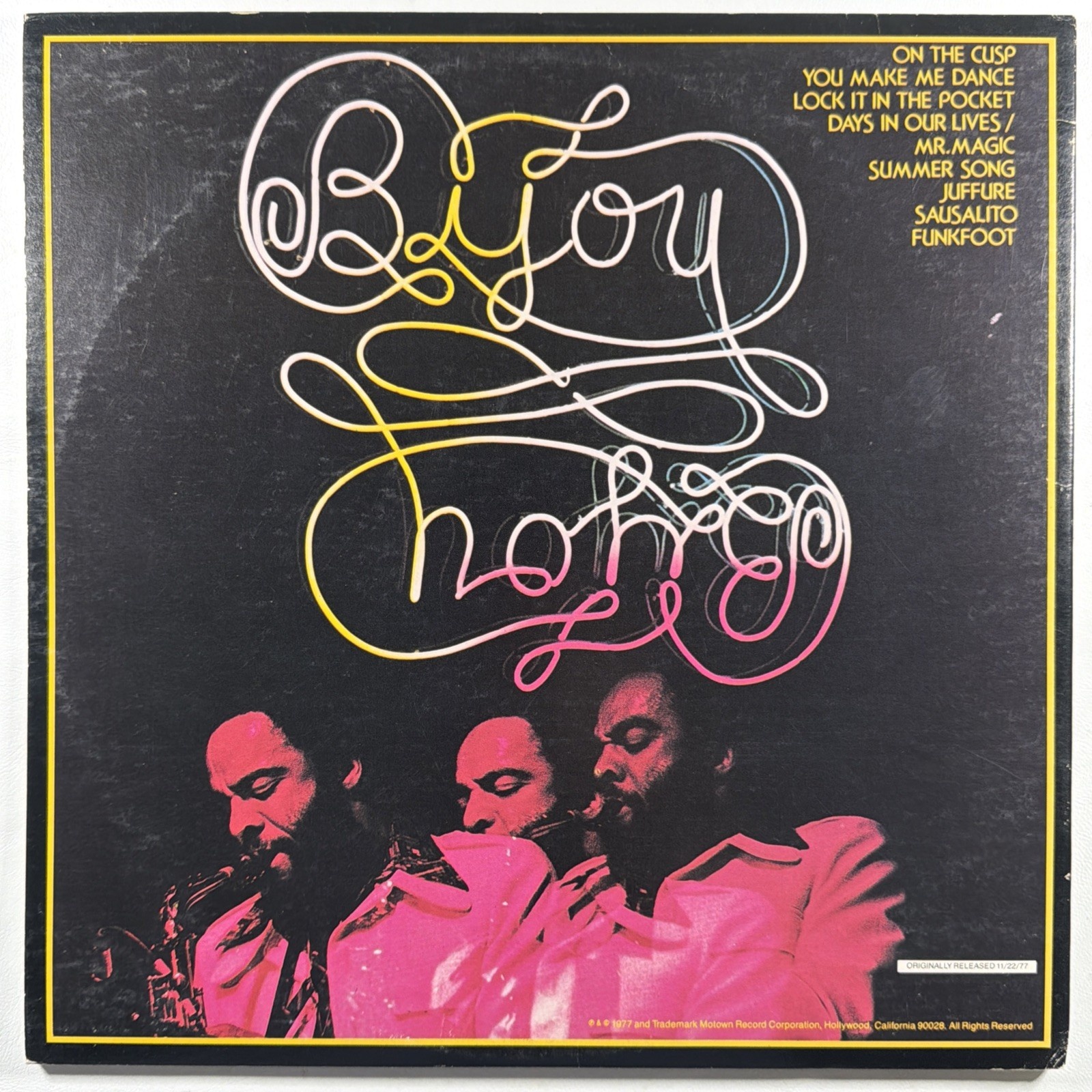 Grover Washington Jr. - Live At The Bijou 2LP Motown M8-239M1 EX 1977 Gatefold - Image 2