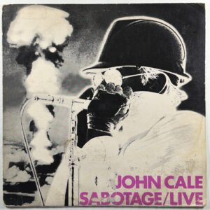 John Cale - Sabotage/Live LP Spy Records SP 004 EX 1979 Promo